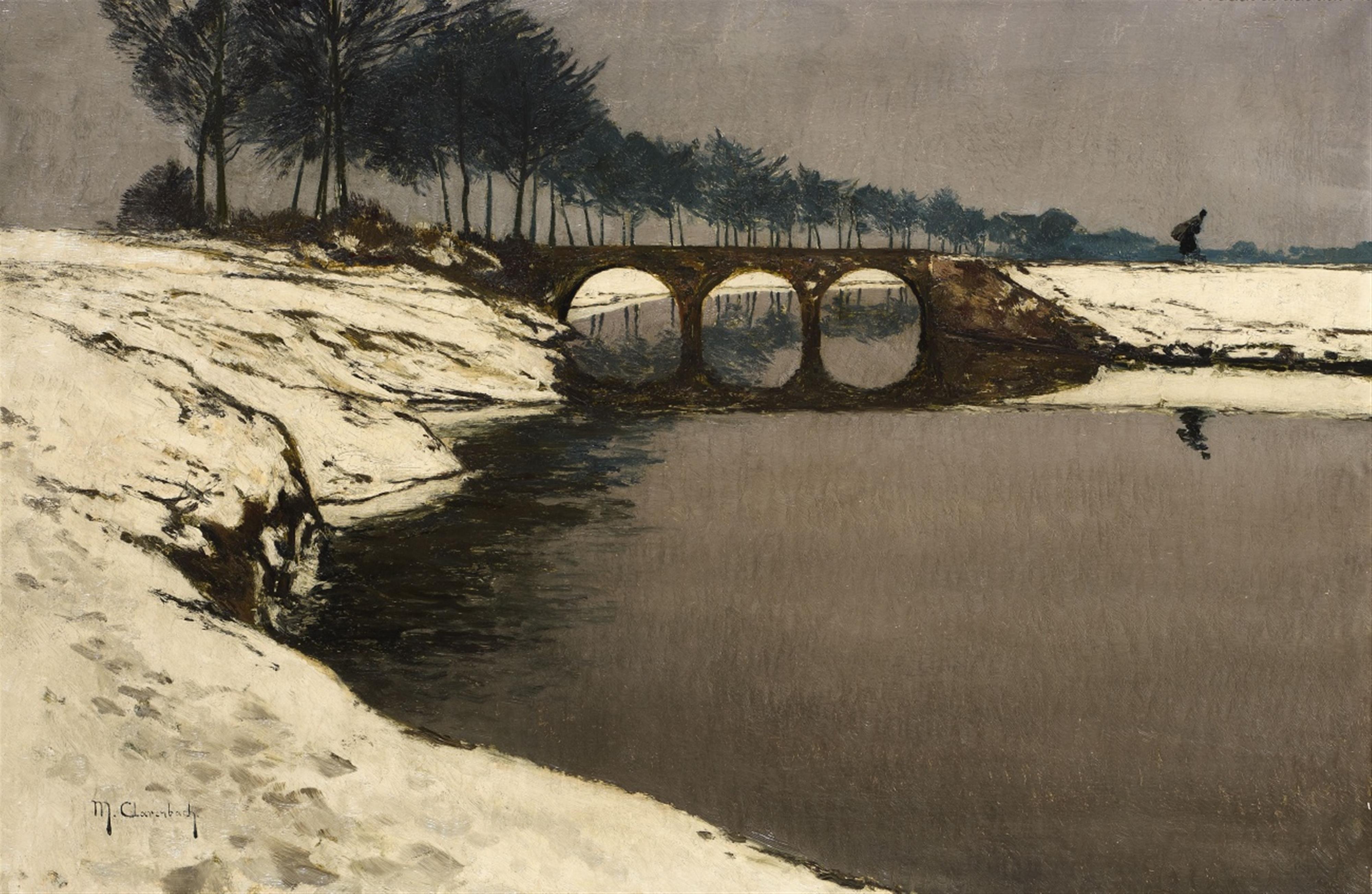 Max Clarenbach - Brücke zur Gnadentaler Mühle - image-1