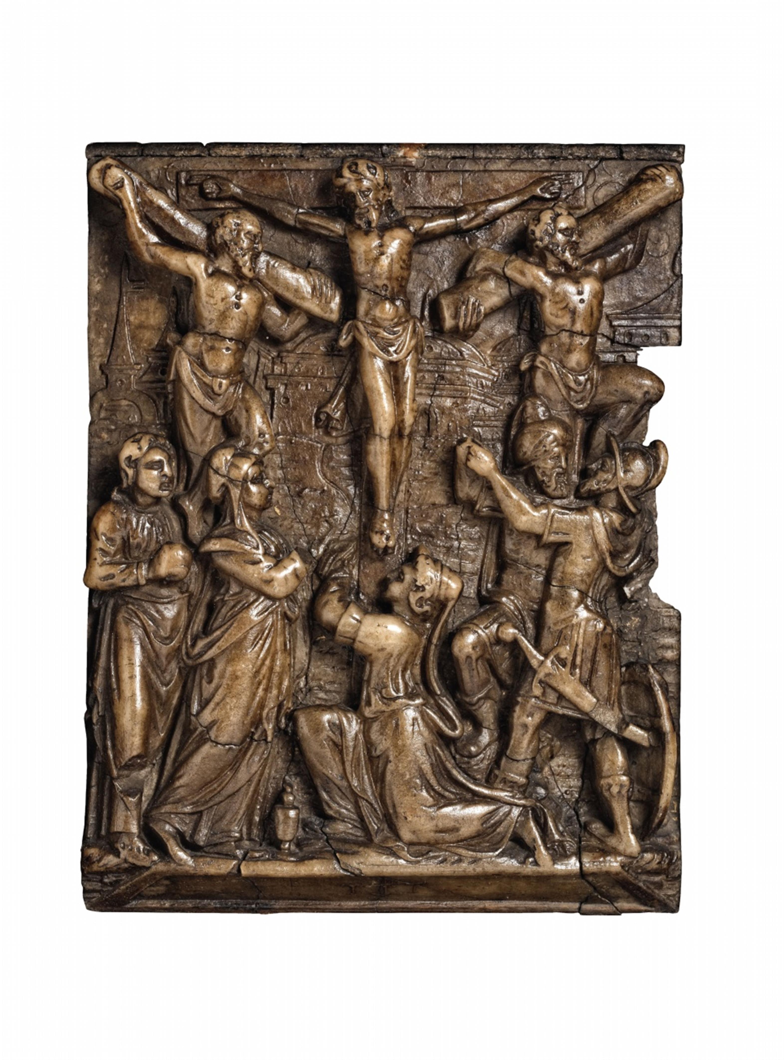 Probably Mechelen ca. 1600 - An alabaster relief of the Crucifixion, probably Mechelen, circa 1600. - image-1
