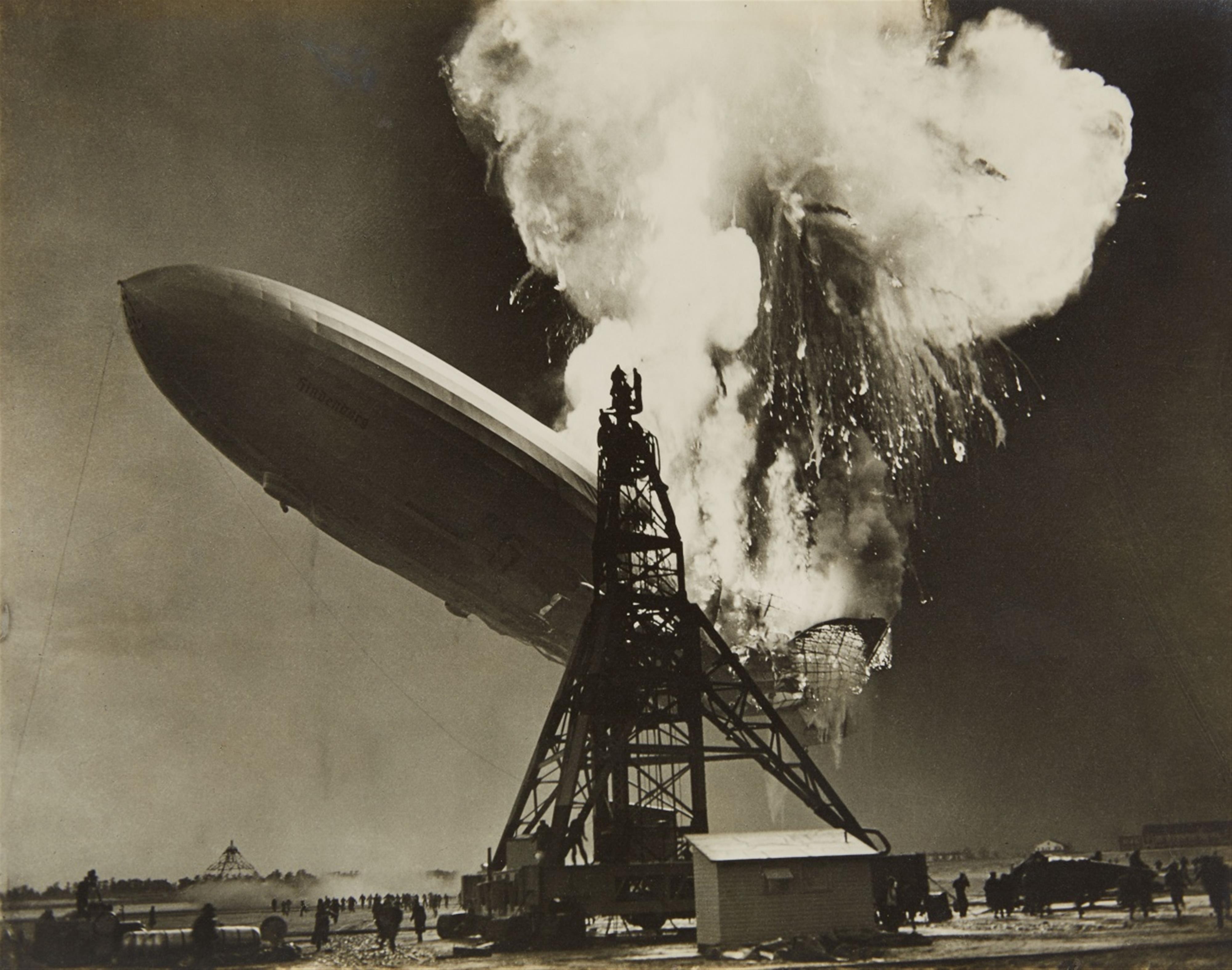 Charles Hoff - Explosion of the Hindenburg, Lakehurst New Jersey, May 6, 1937 - image-1