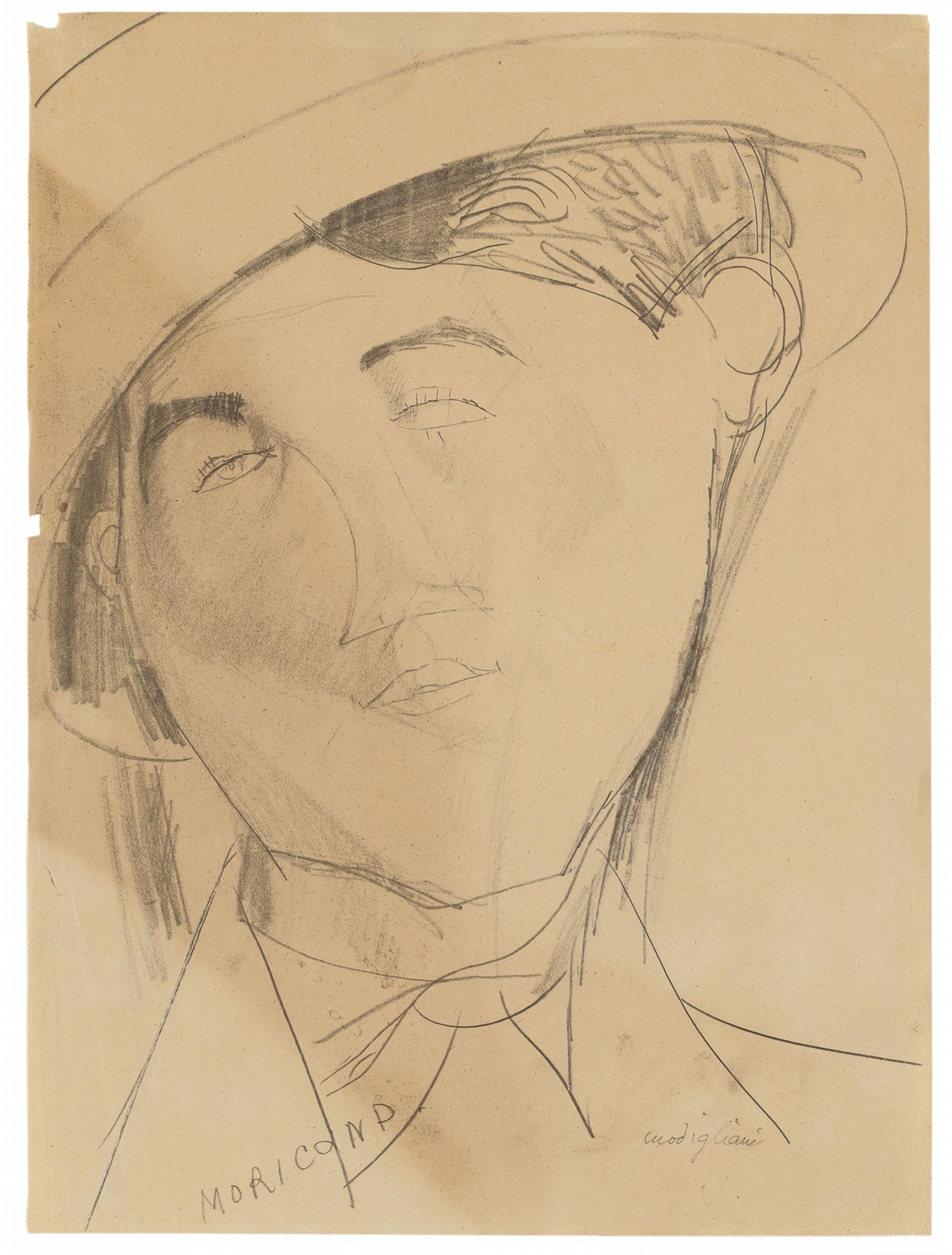 Amedeo Modigliani - Portrait de Conrad Moricand - image-1