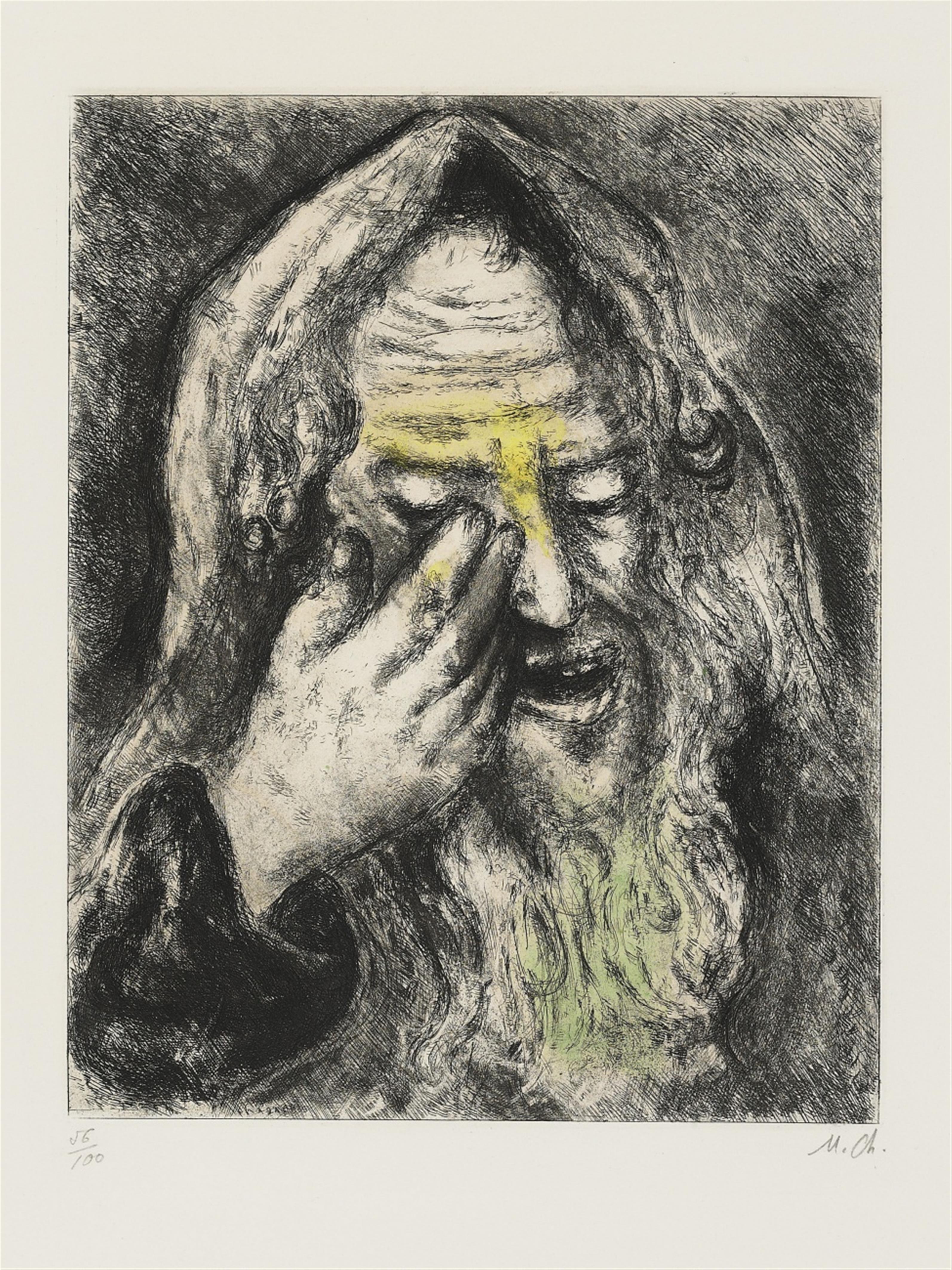 Marc Chagall - Souffrances de Jeremie, aus: Bible - image-1
