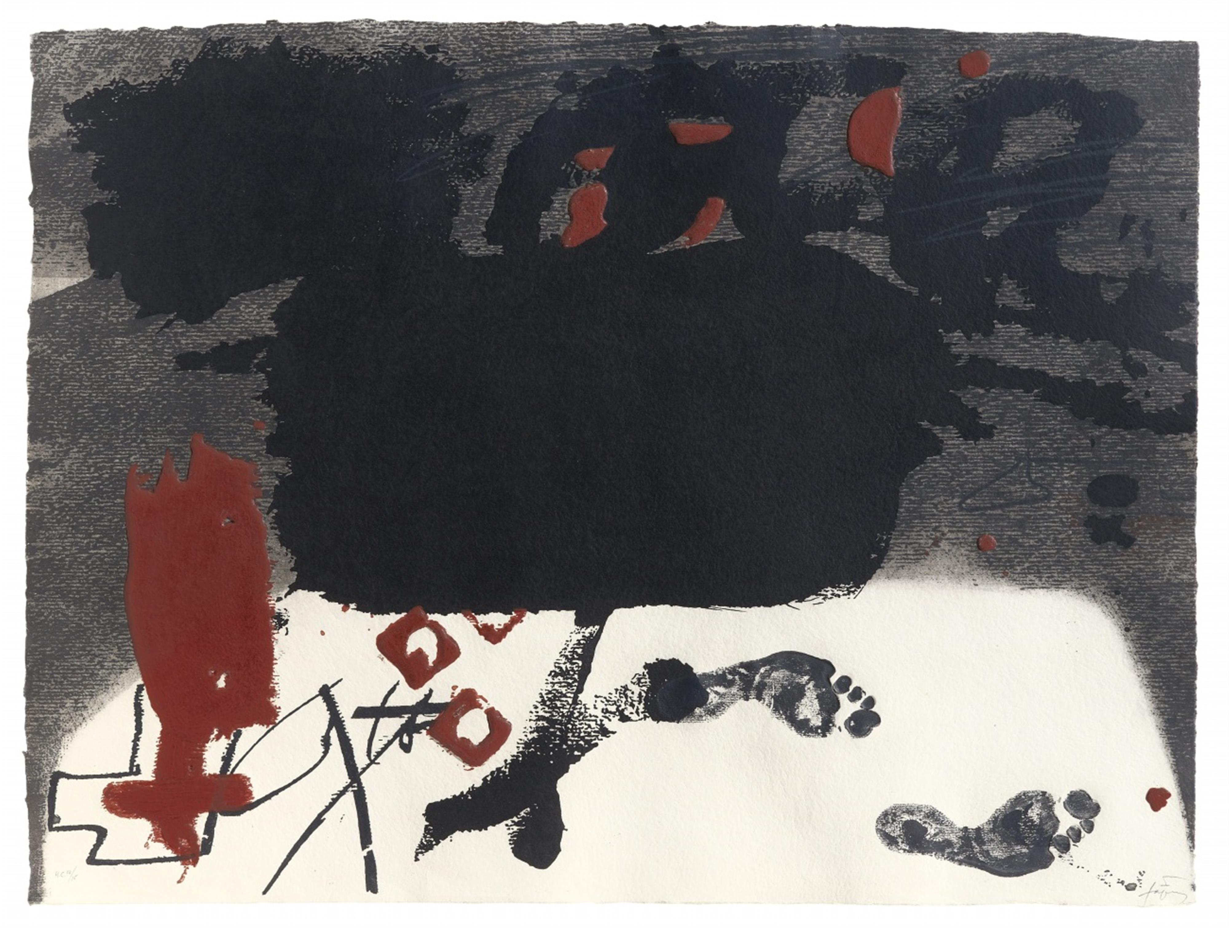 Antoni Tàpies - Roig i negre 4 - image-1