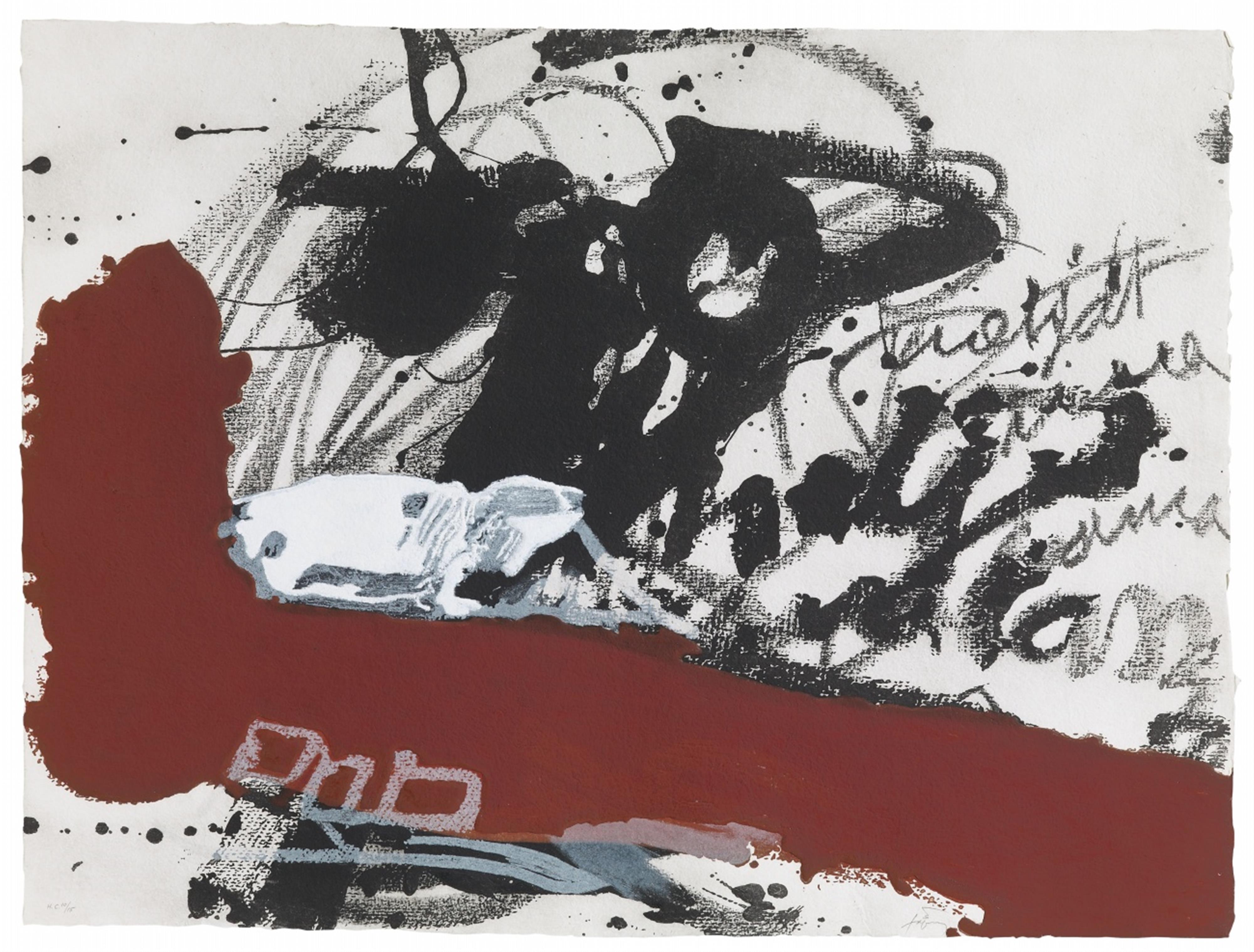 Antoni Tàpies - Roig i negre 5 - image-1