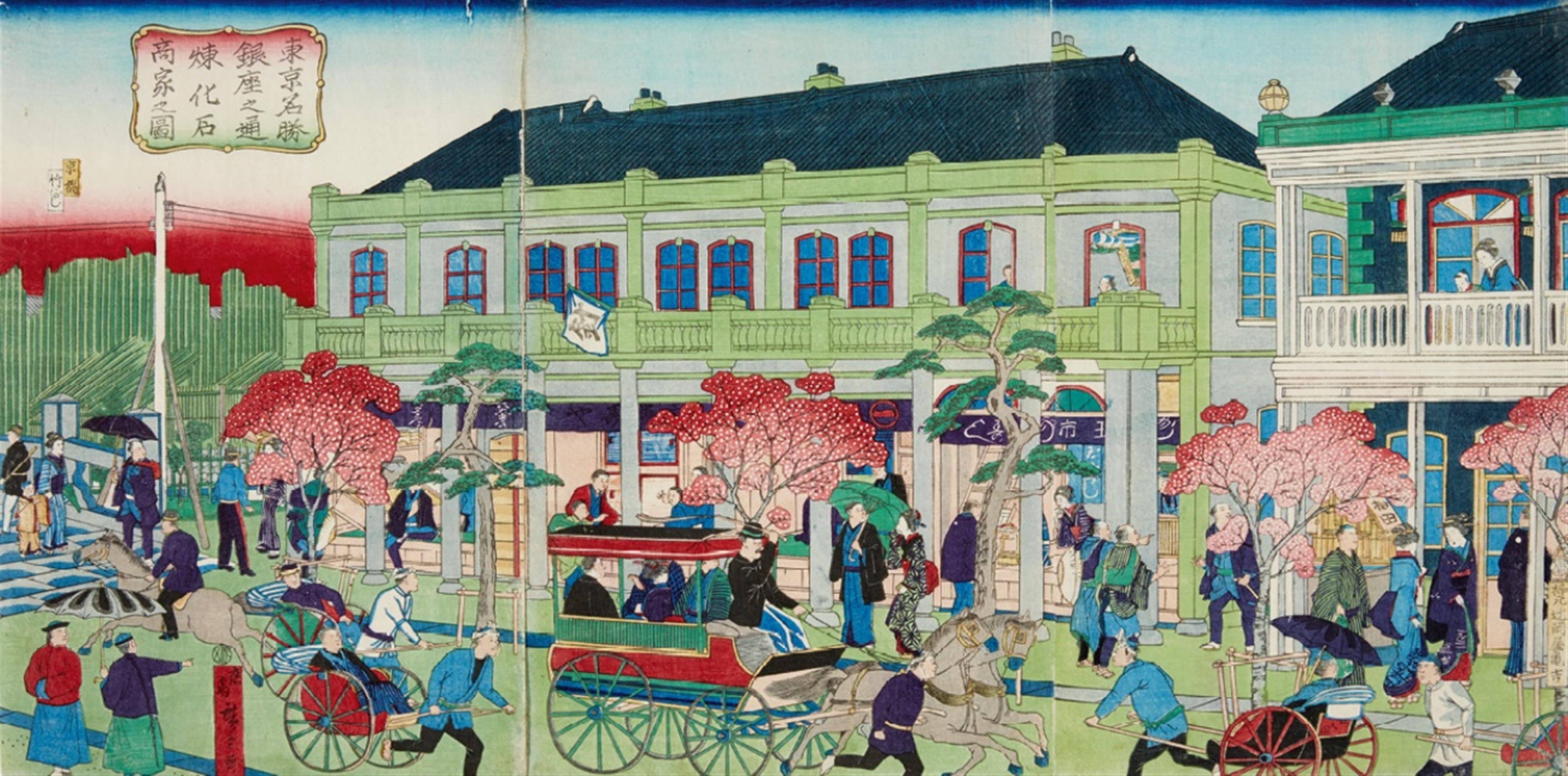 Utagawa Hiroshige III (1842-1894) and Utagawa Yoshitora (act. around 1850-1880) - image-1