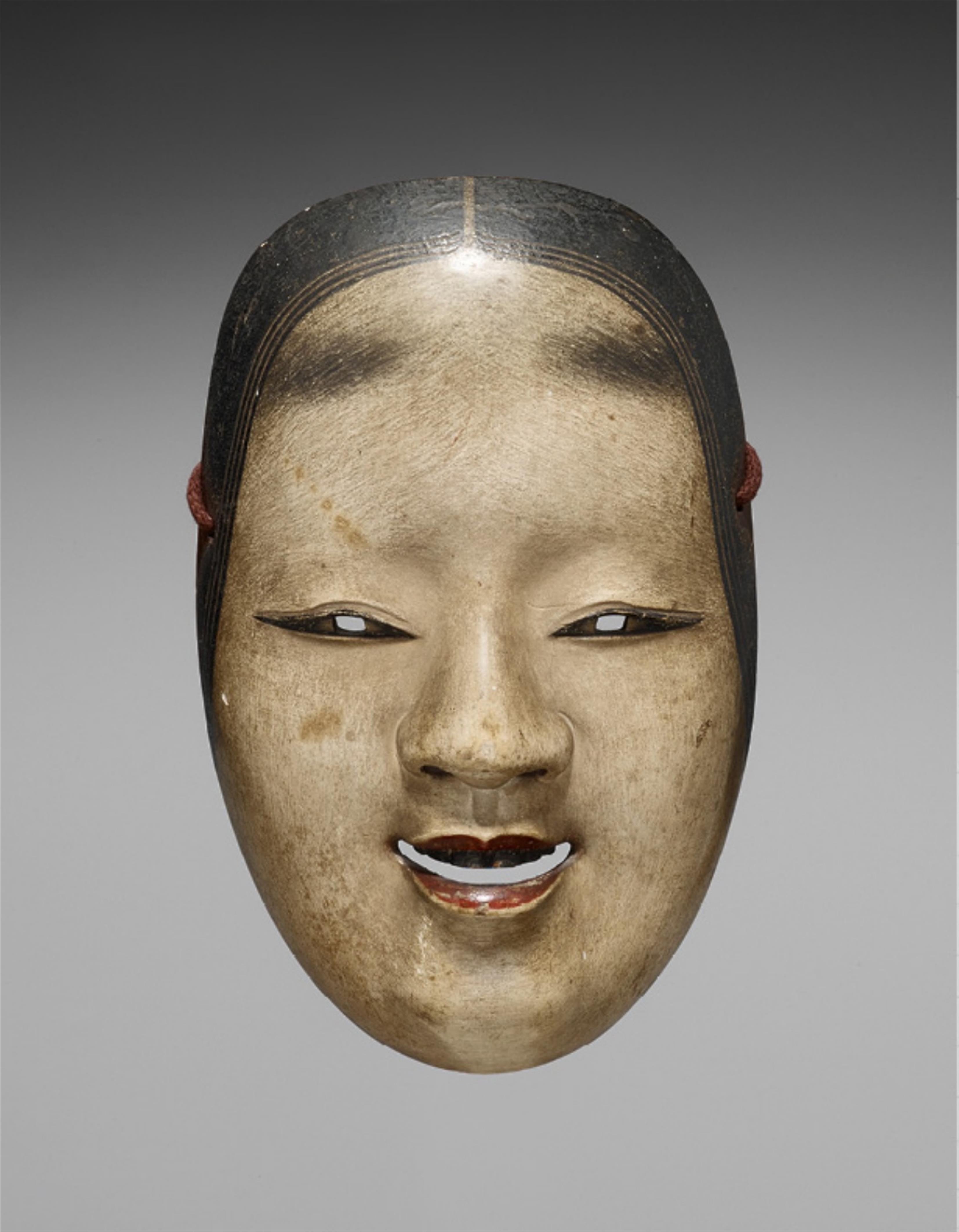 A wood nô mask. 19th century - image-1