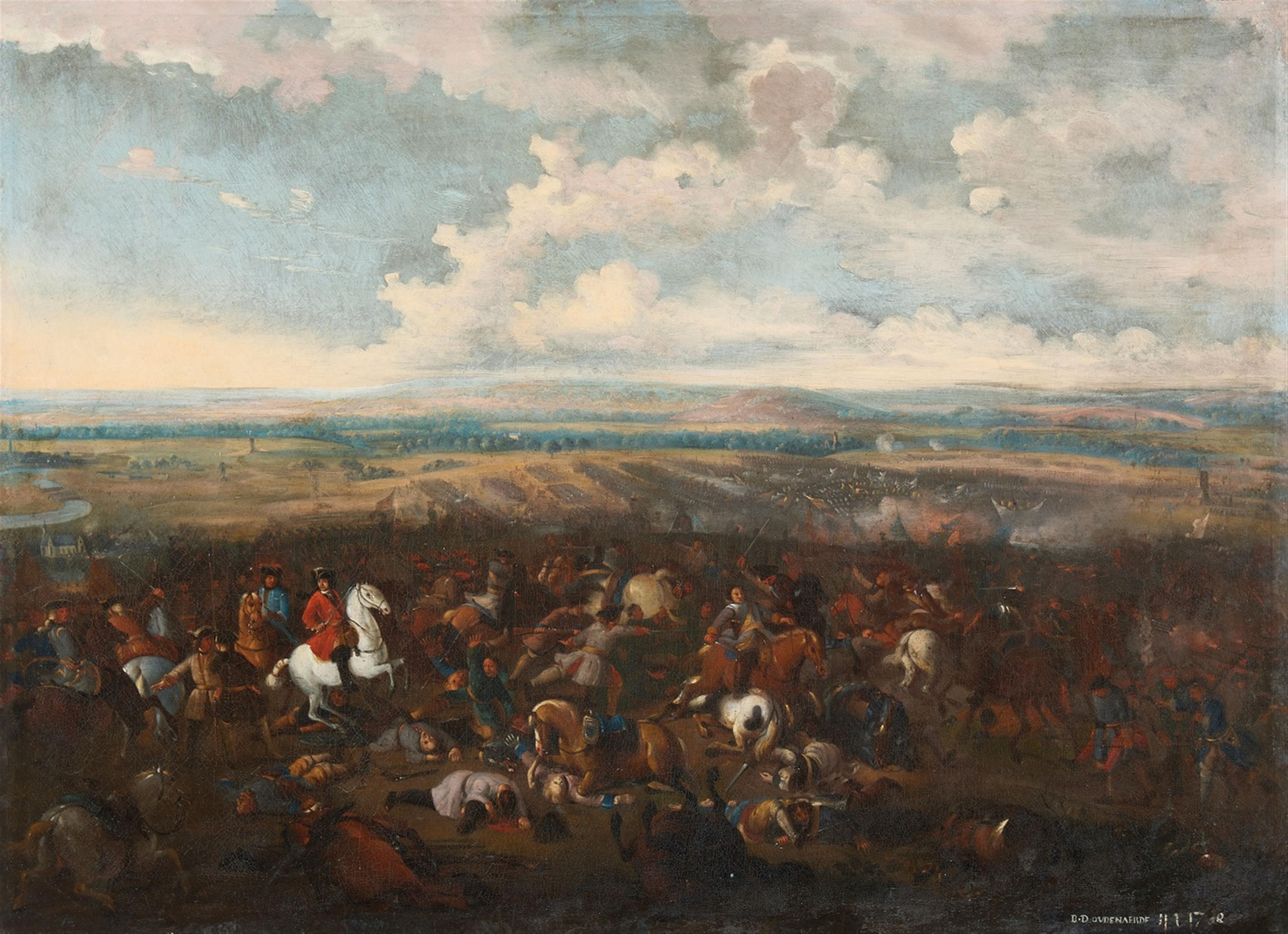 Flämischer Meister der 1. Hälfte des 18. Jahrhunderts - Schlacht bei Oudenaarde - image-1