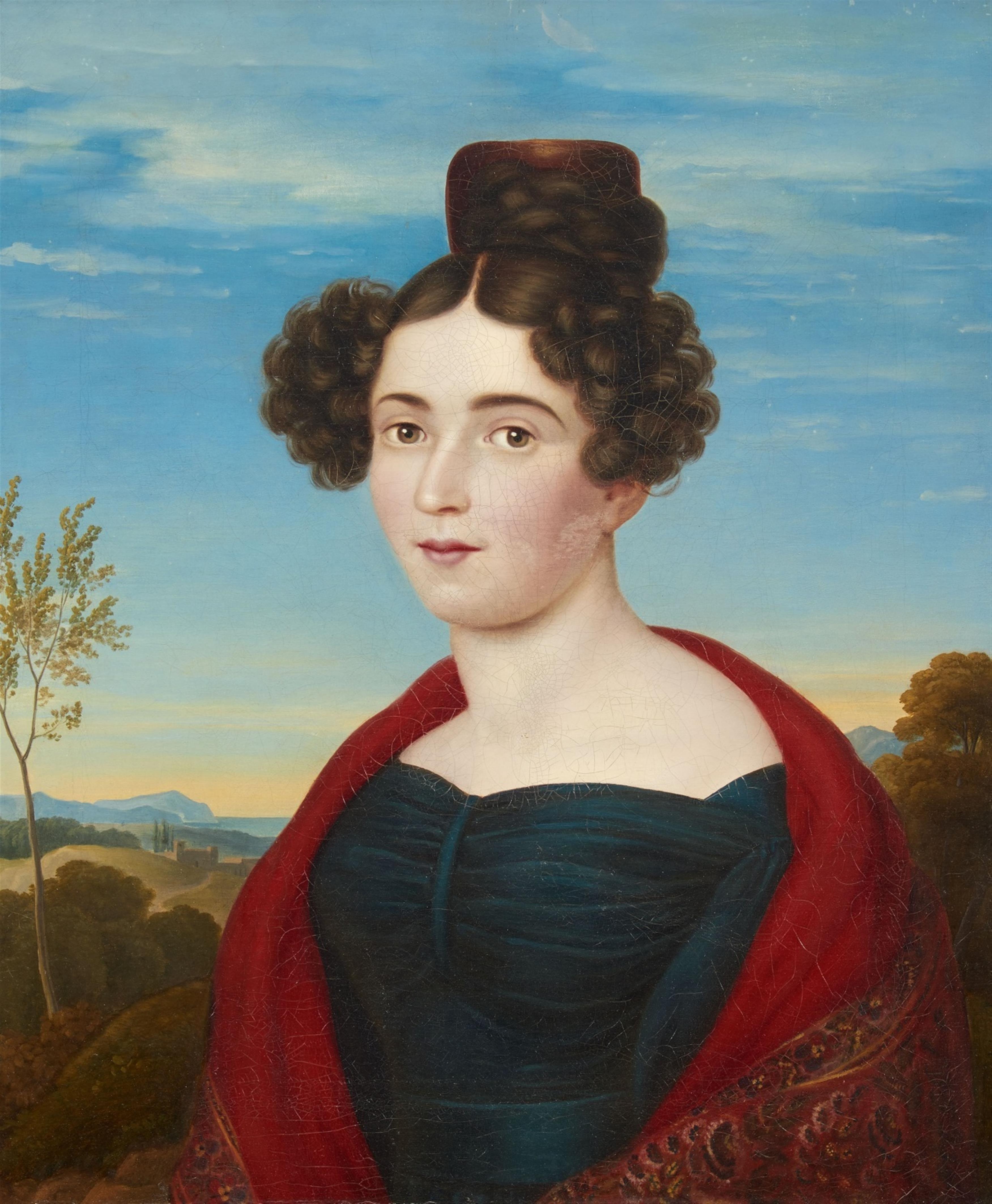 Süddeutscher Künstler des frühen 19. Jahrhunderts - Portrait einer Dame Portrait eines Herren - image-2