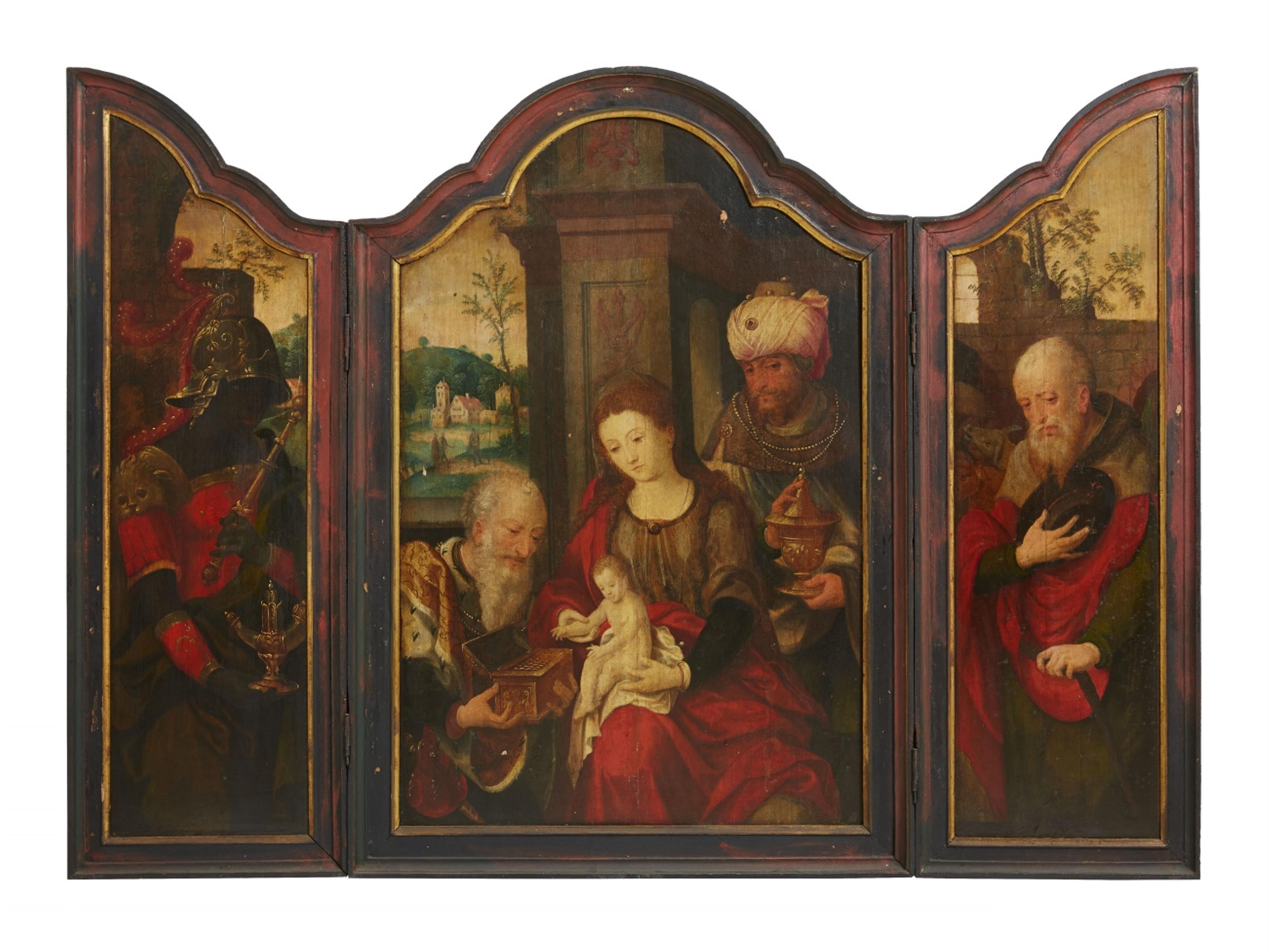 South Netherlandish School circa 1520 - Adoration of the Magi - image-1