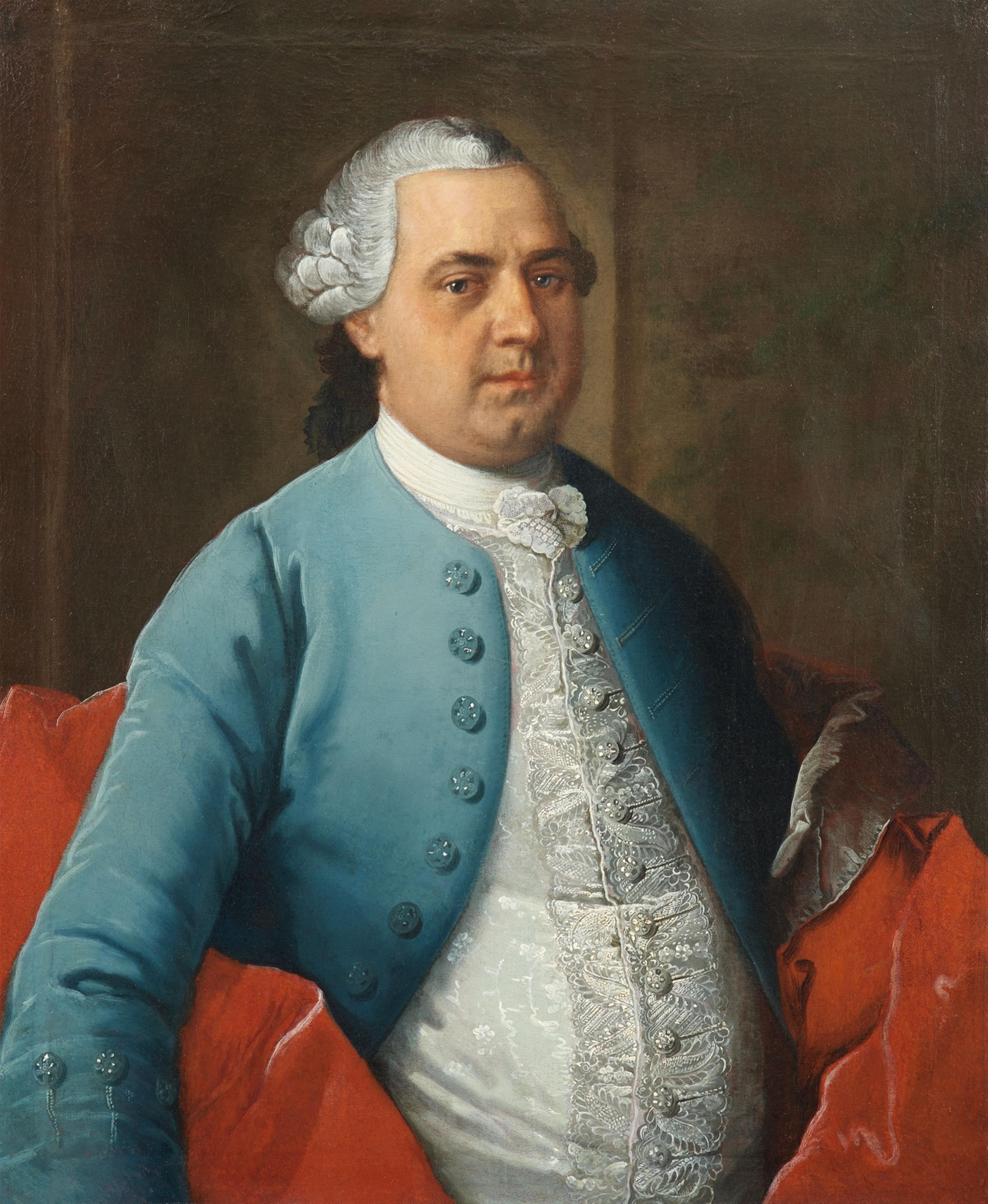Johann Valentin Tischbein - Bildnispaar des Landrats Jacobi aus Hildburghausen und seiner Gemahlin - image-2