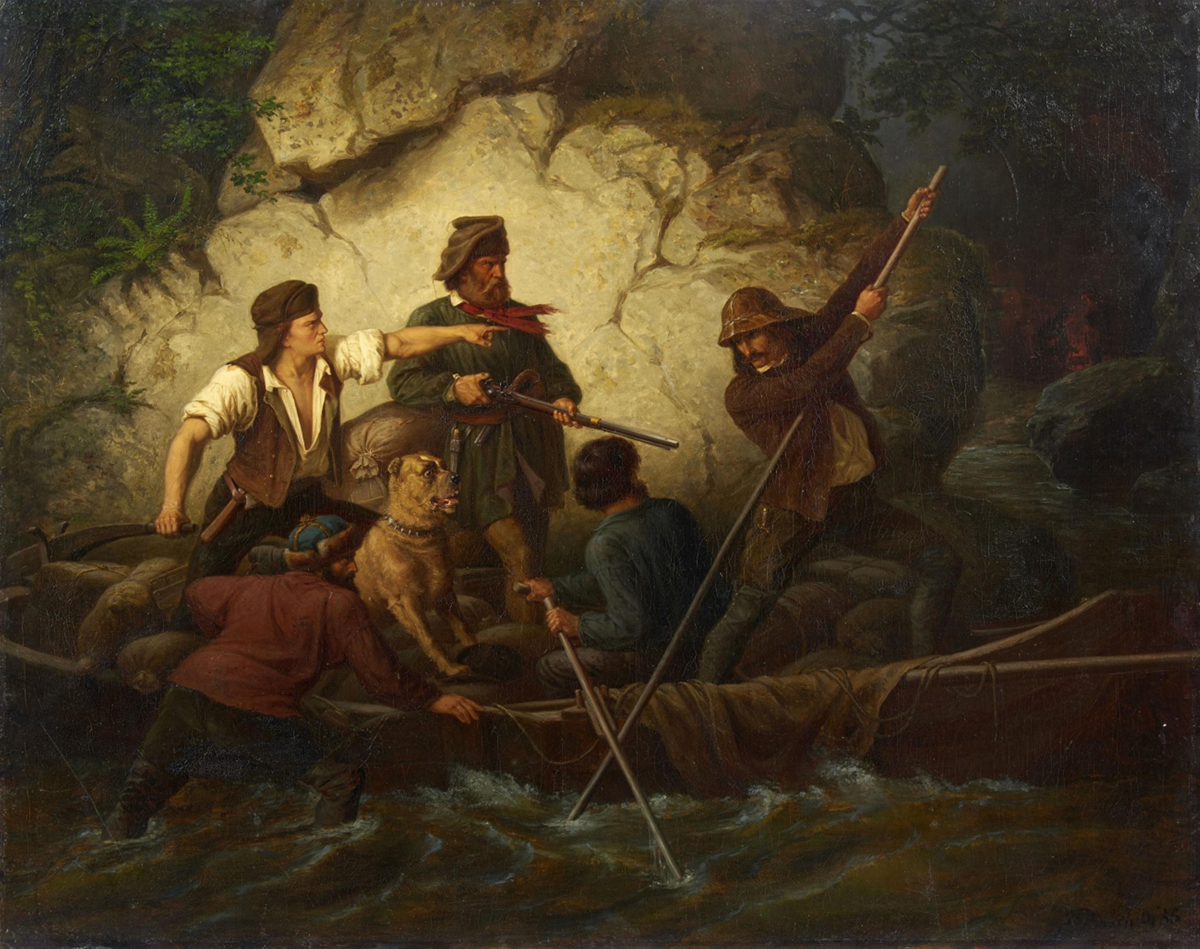 Ernst Bosch - Smuggler in a Boat - image-1