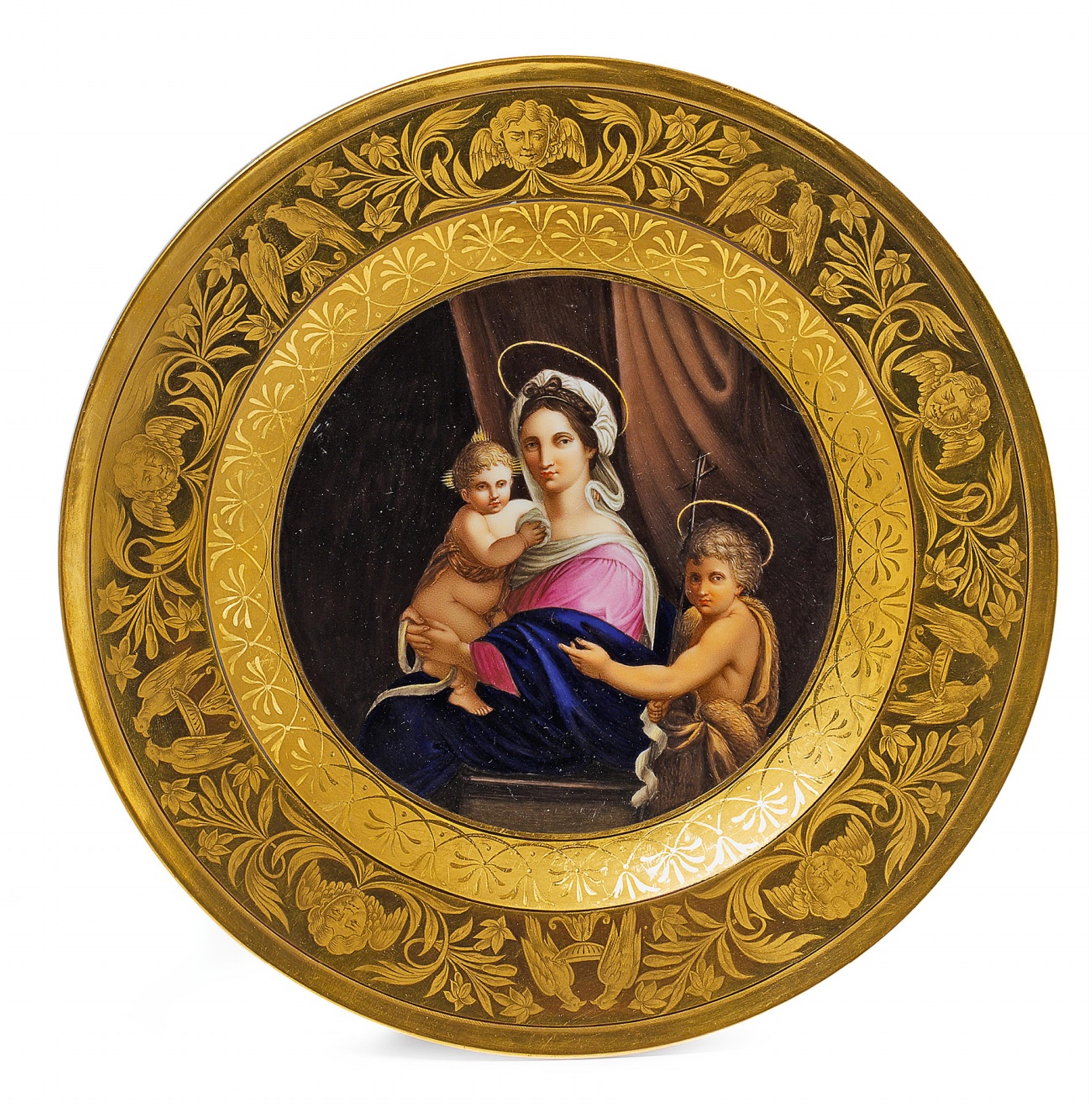 A Berlin KPM porcelain platter made for Grand Prince Nicholas. - image-1