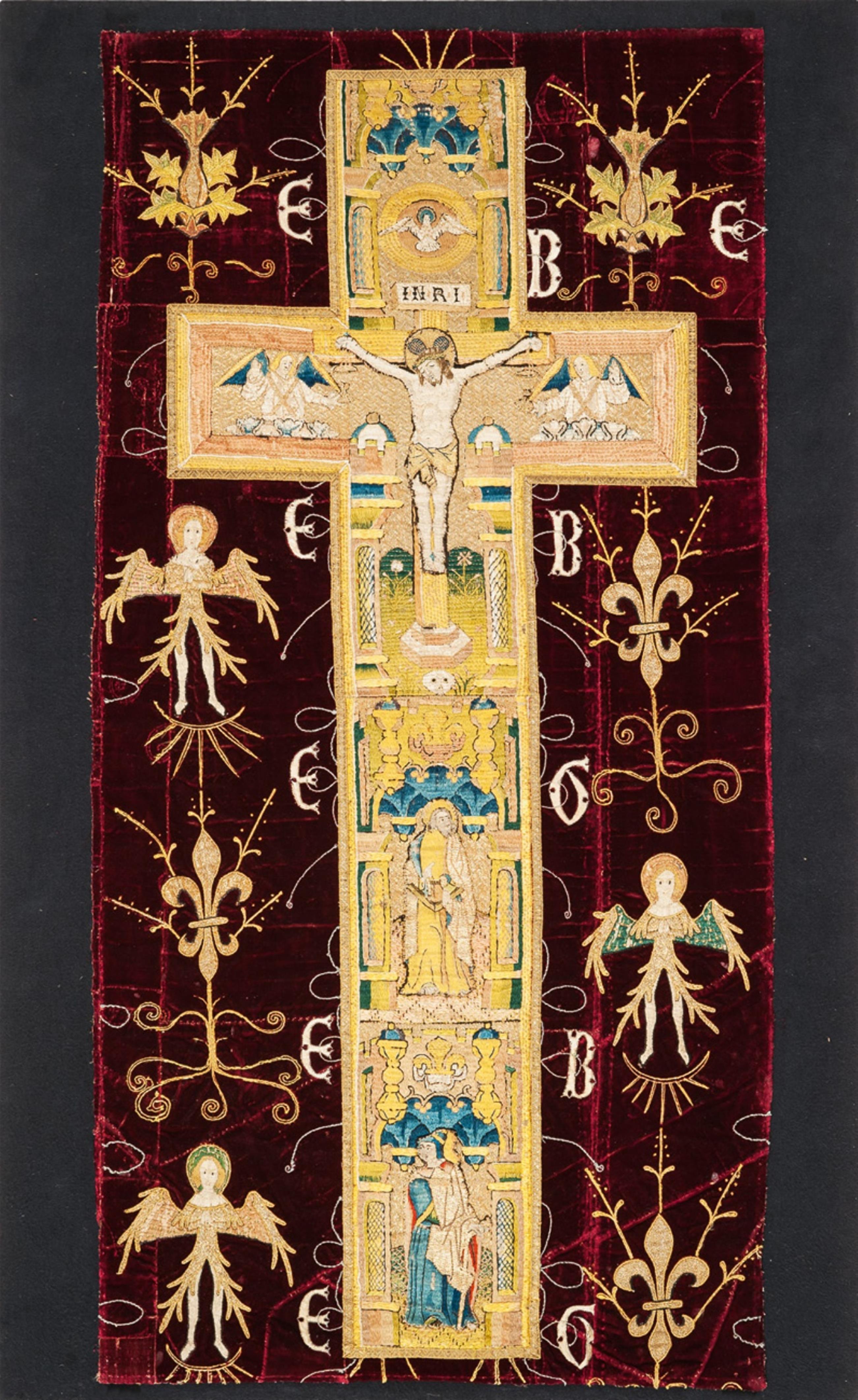 A Gothic Revival embroidered applique. - image-1