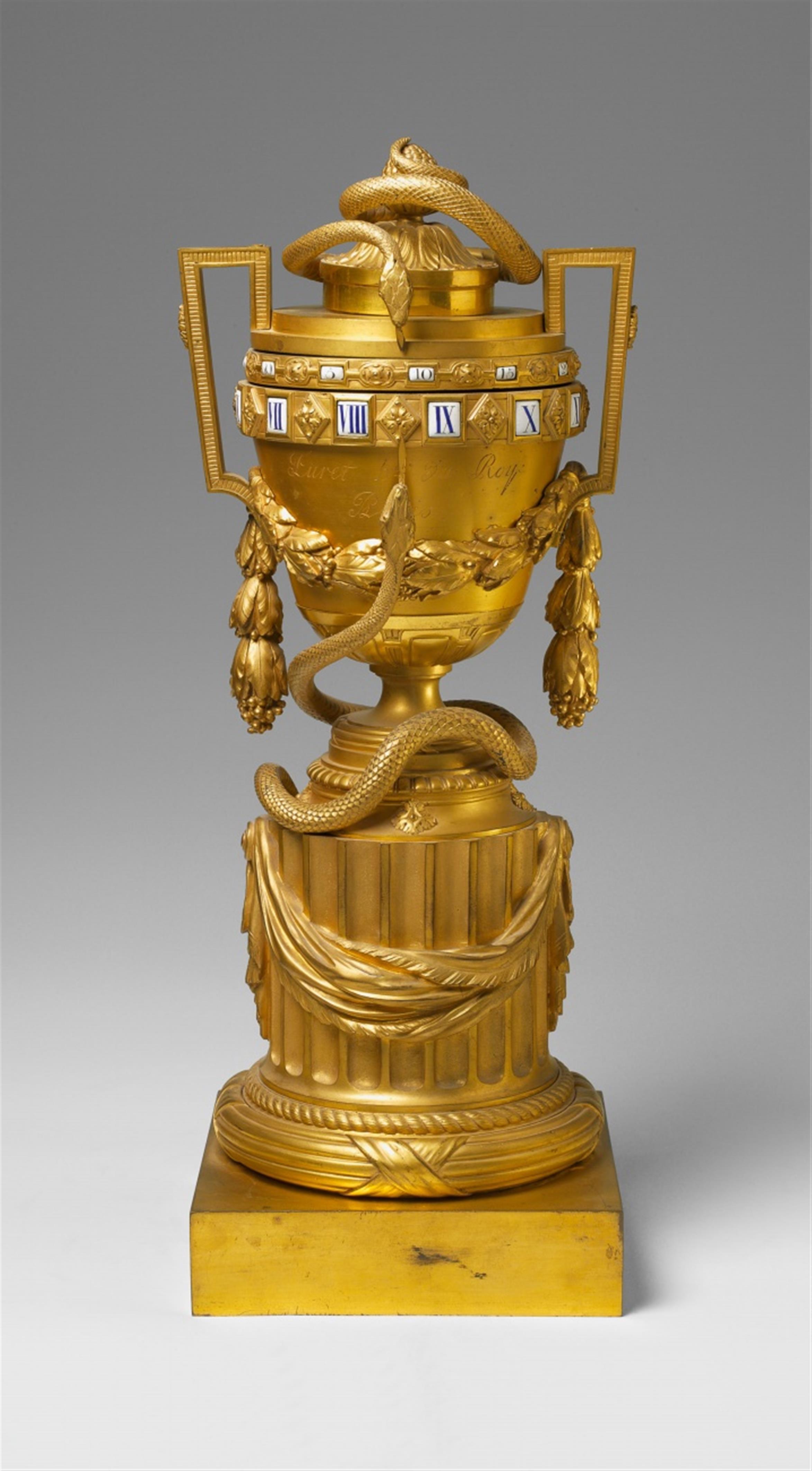 A Parisian ormolu pendulum vase clock. - image-1