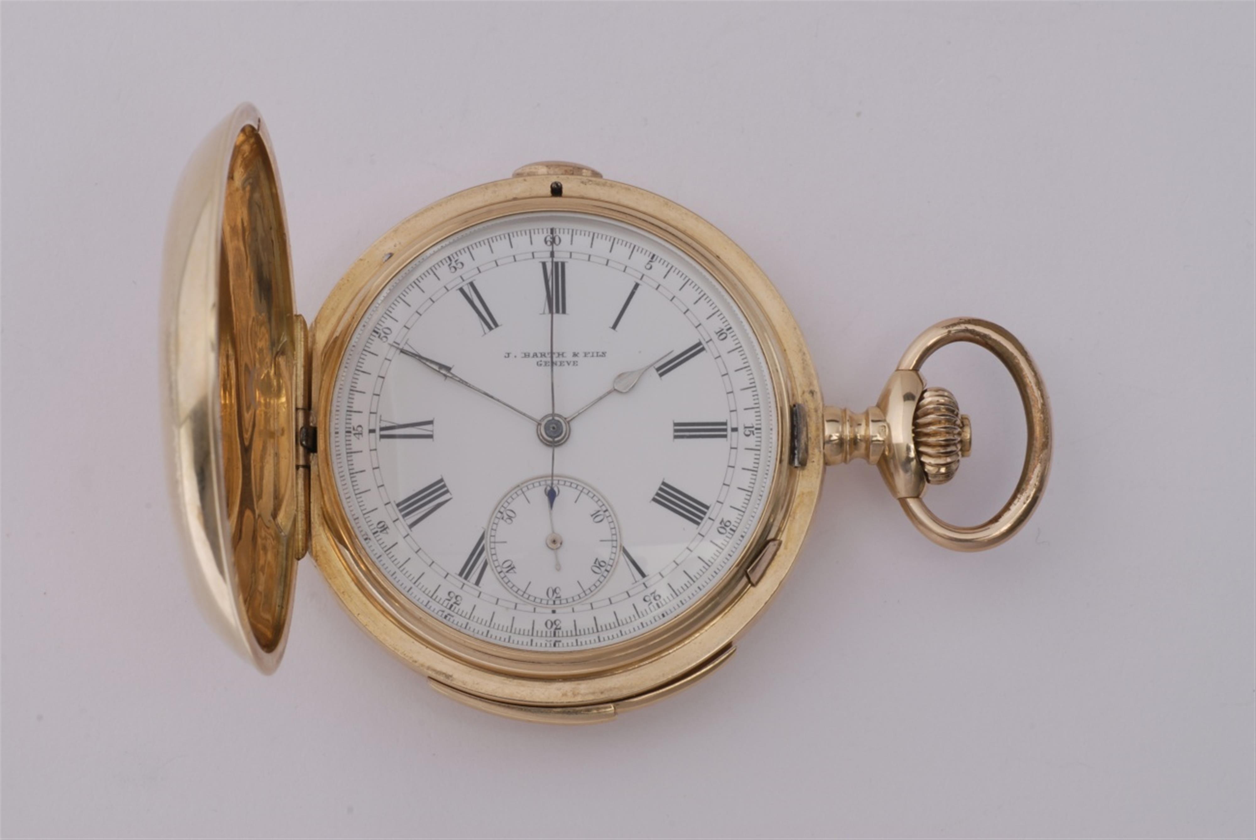 Goldsavonette mit Minutenrepetition und Chronograph - image-1