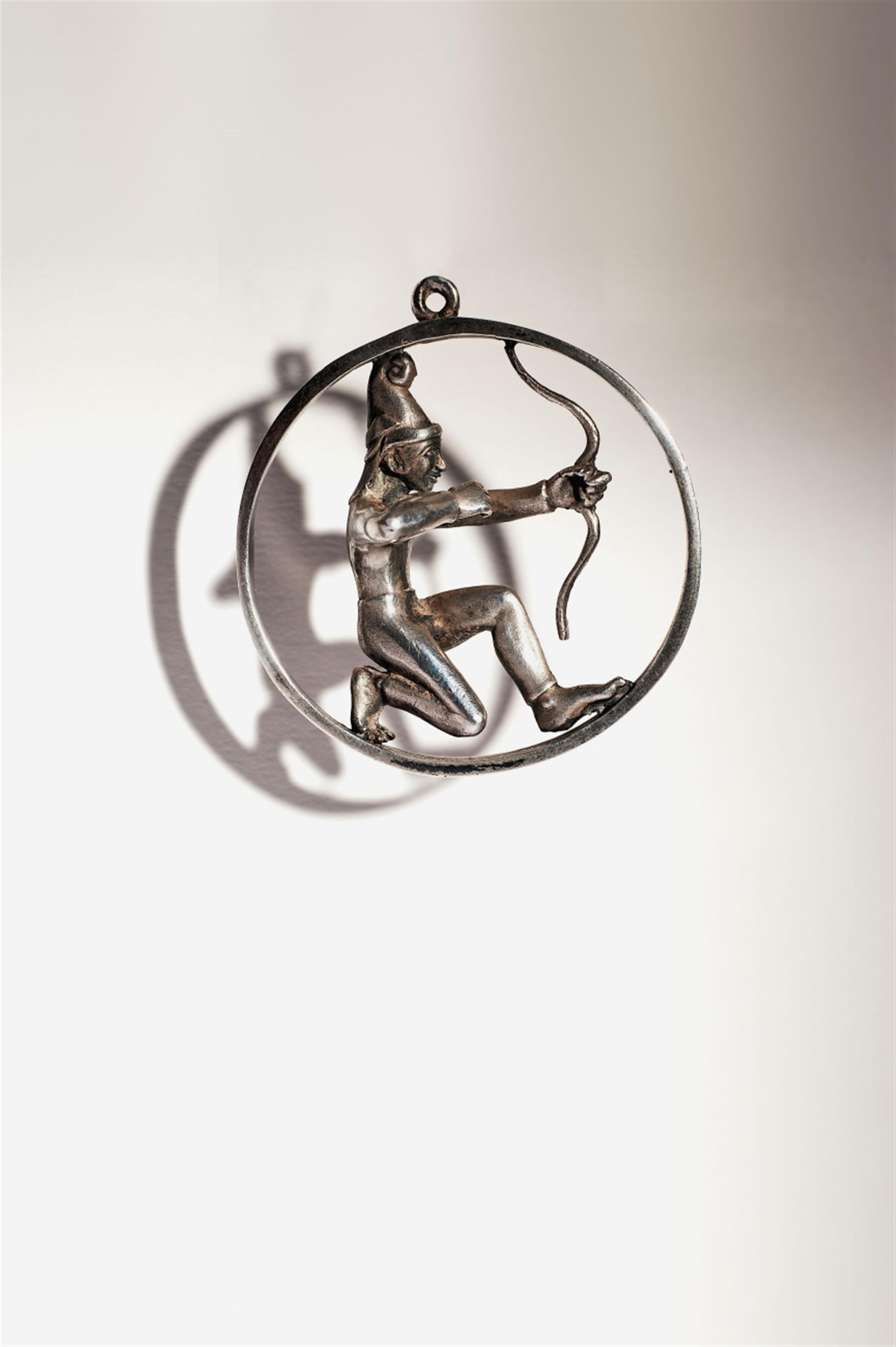 A sterling silver pendant made for the Olympic games. - image-2