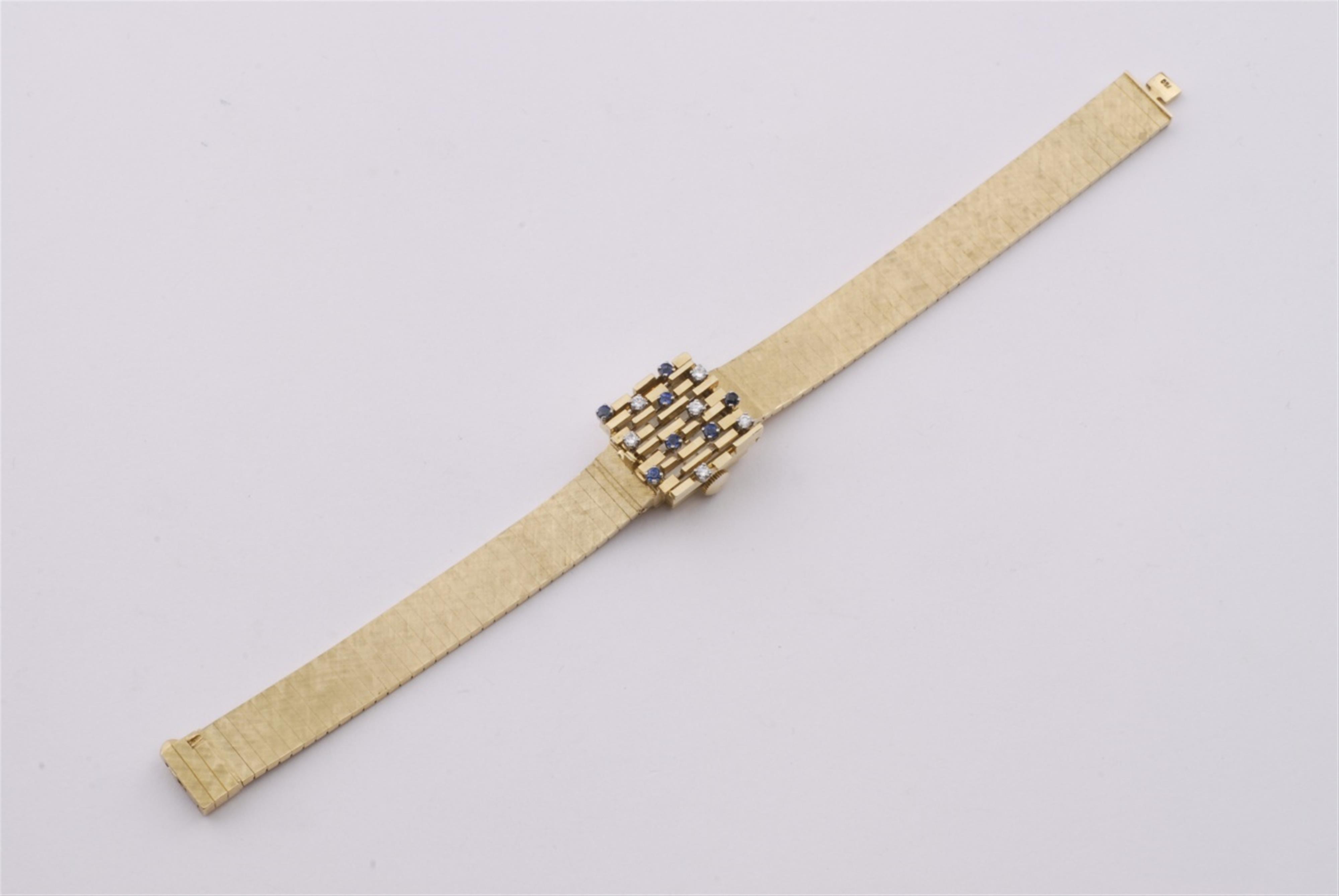 An Omega 18k gold cocktail wristwatch. - image-2