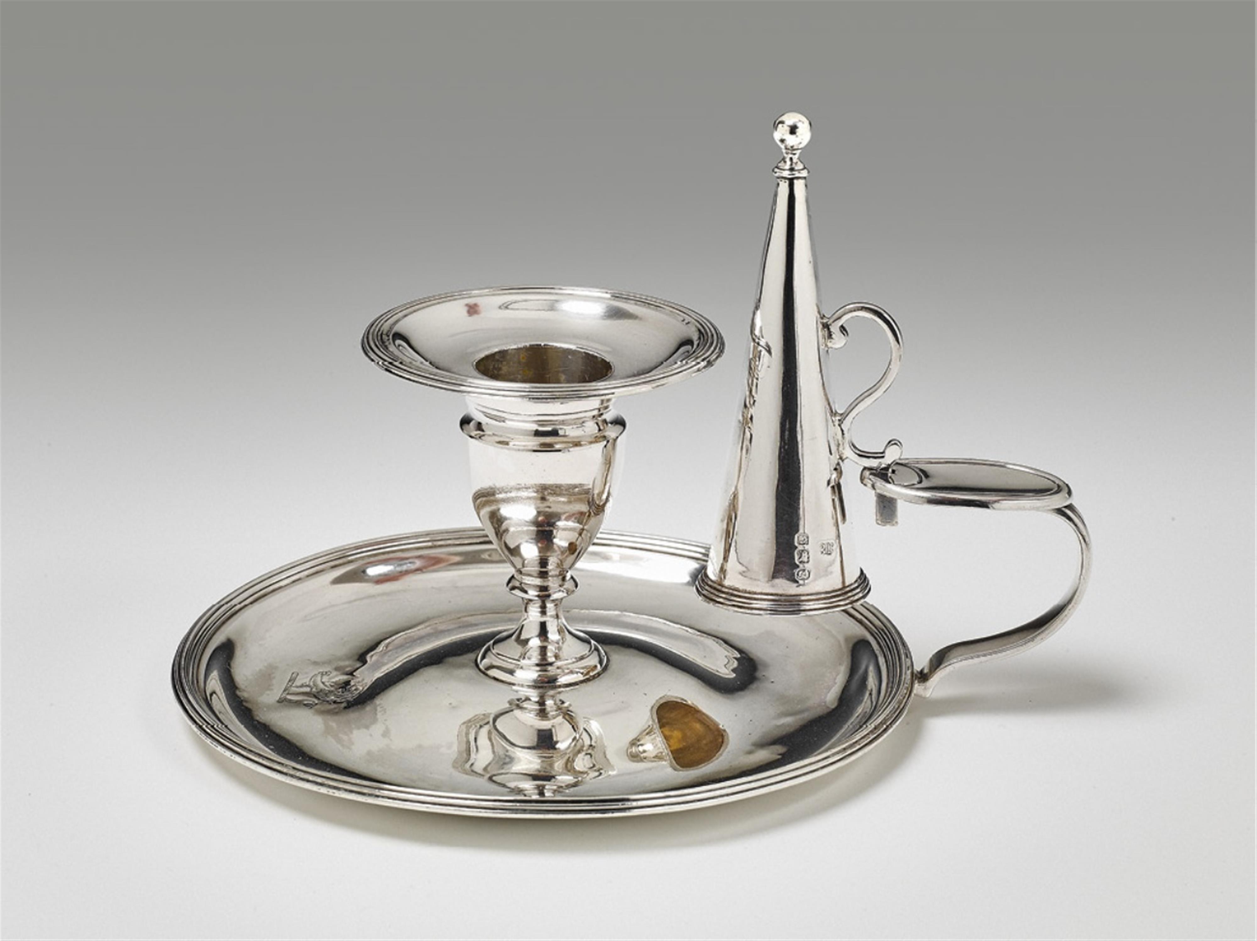 A George III London silver chamberstick - image-1