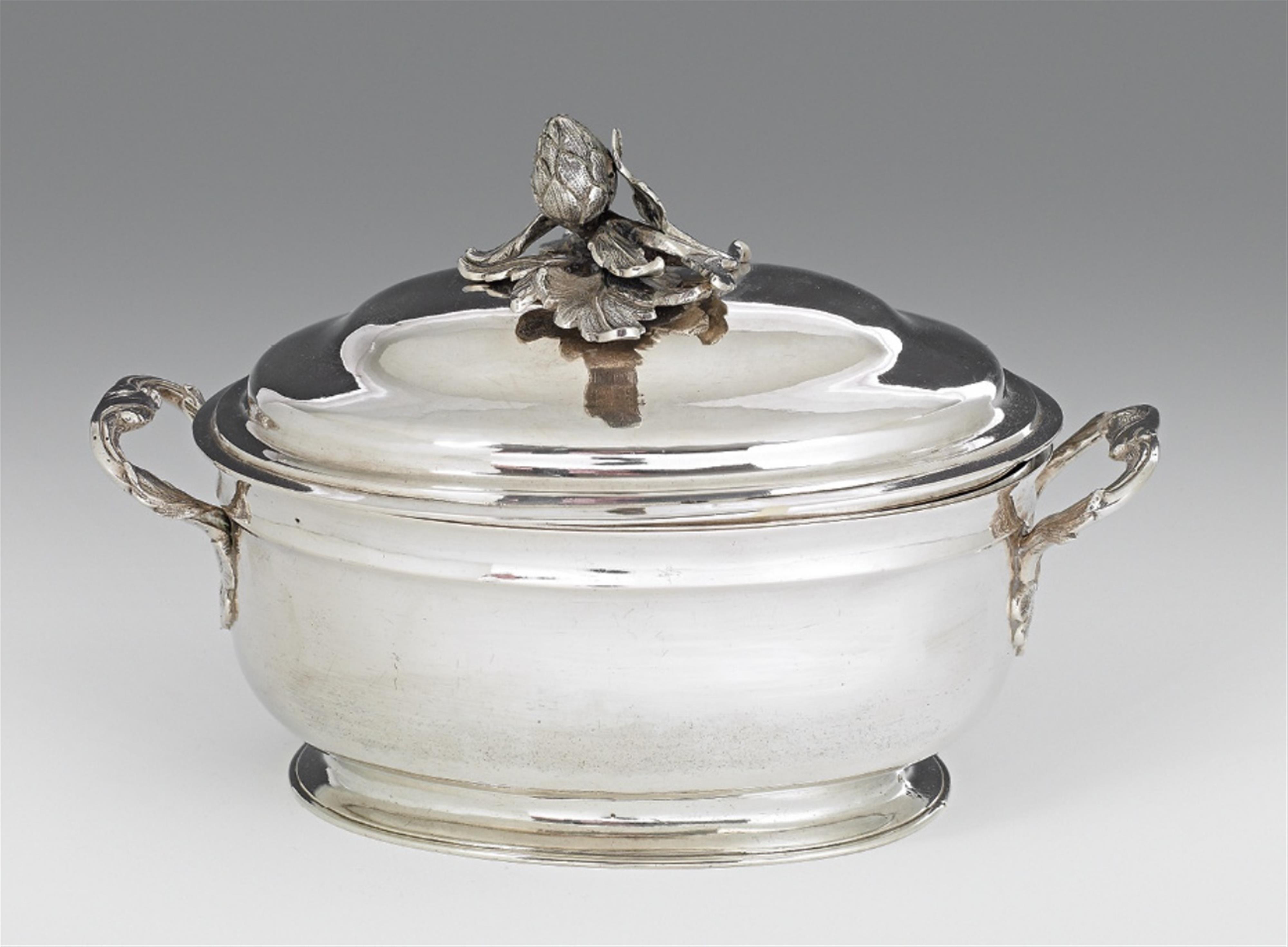 A small Vienna silver tureen and cover - image-1