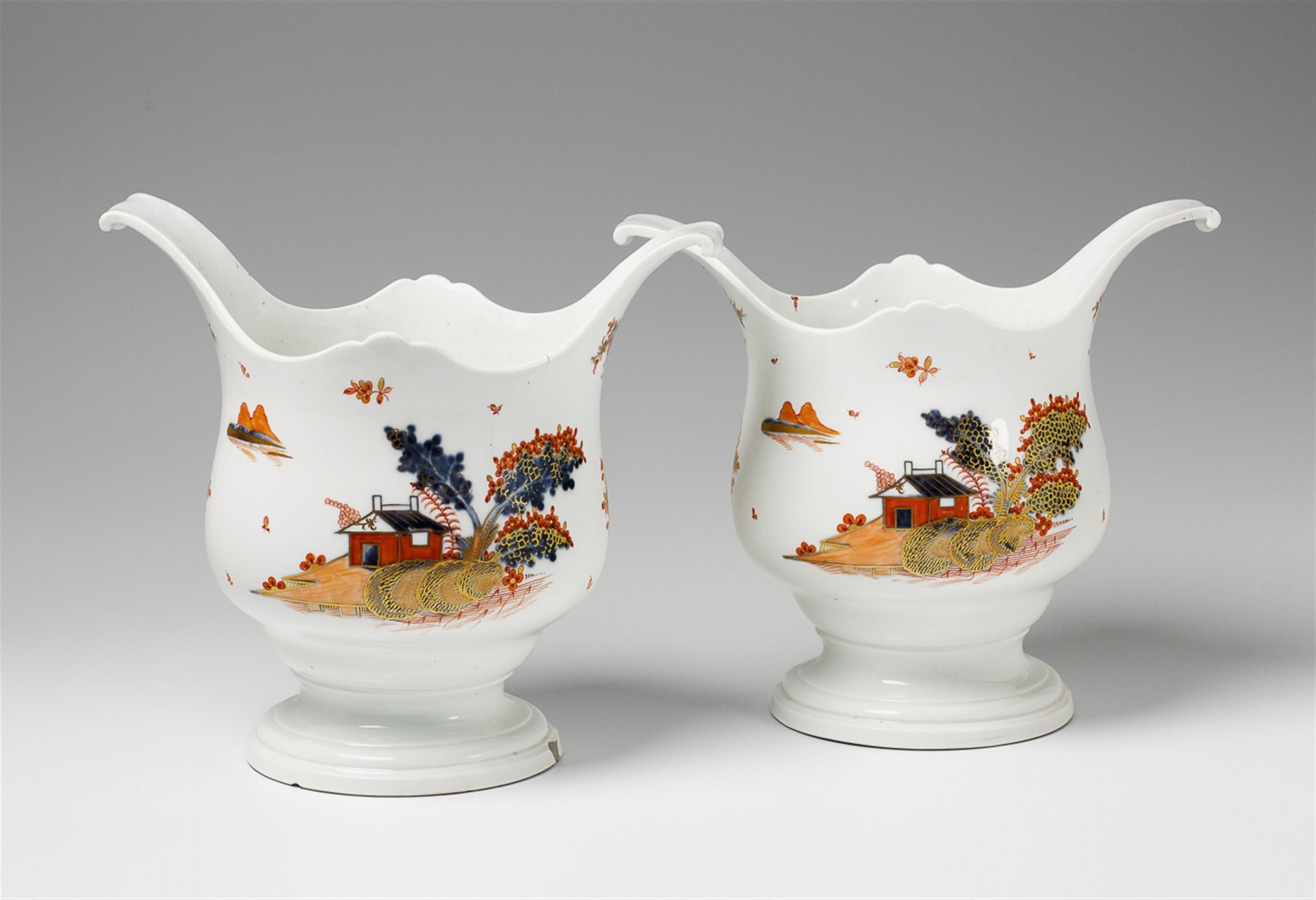 A rare pair of Vienna porcelain wine coolers - image-2