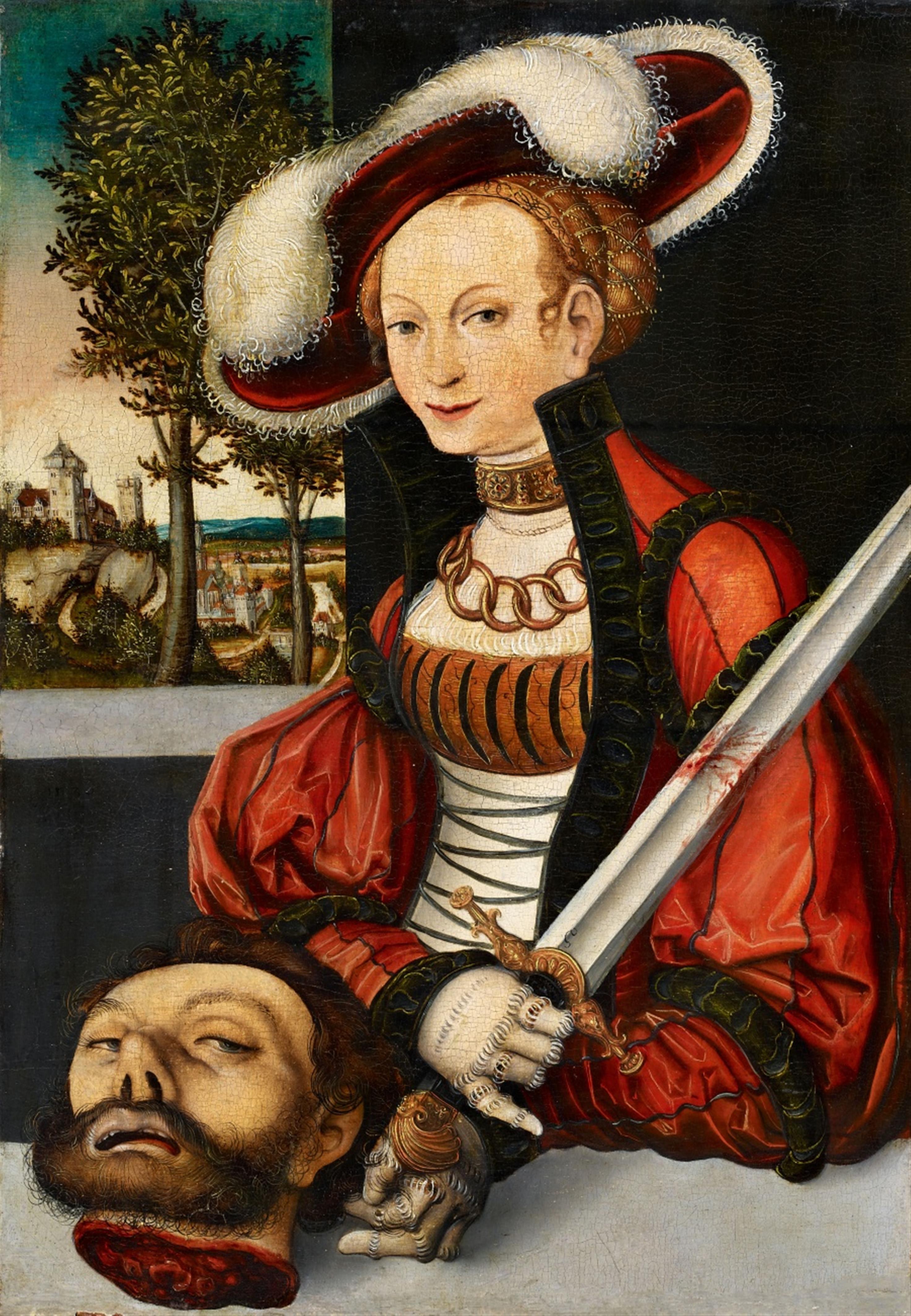 Lucas Cranach d. Ä., Werkstatt - Judith mit dem Haupt des Holofernes - image-1