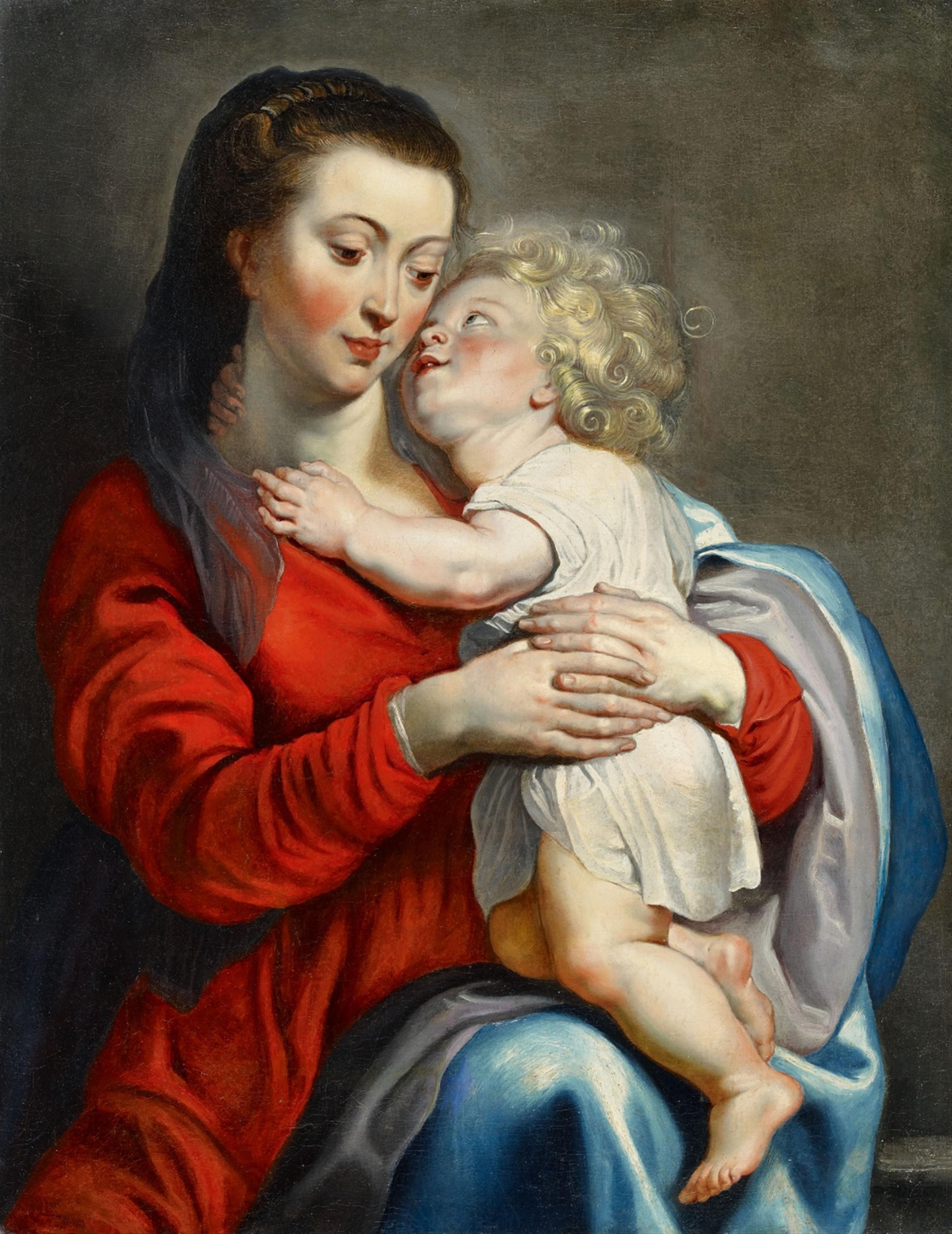 Peter Paul Rubens, studio of - The Virgin and Child - image-1