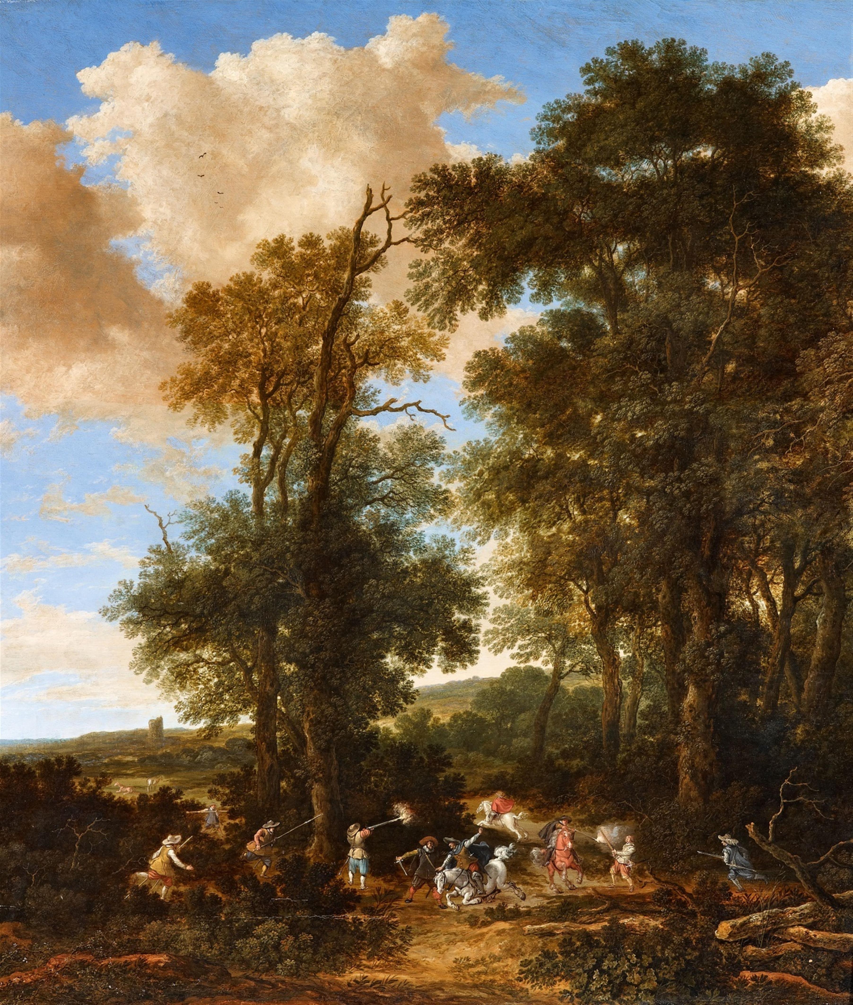 Pieter de Molijn - Überfall am Waldrand - image-1