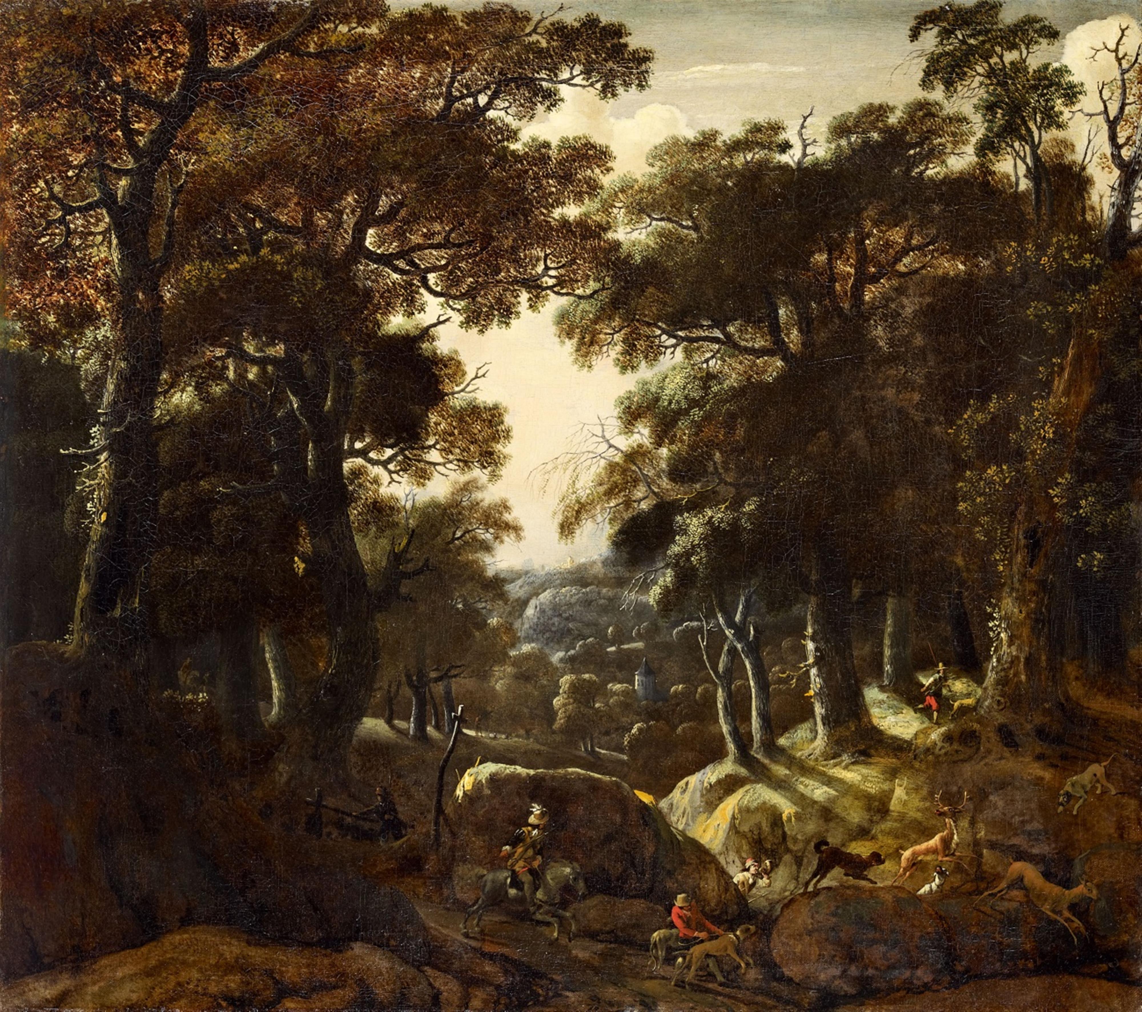 Johannes Lingelbach
Jan Looten - Landscape with Hunters - image-1