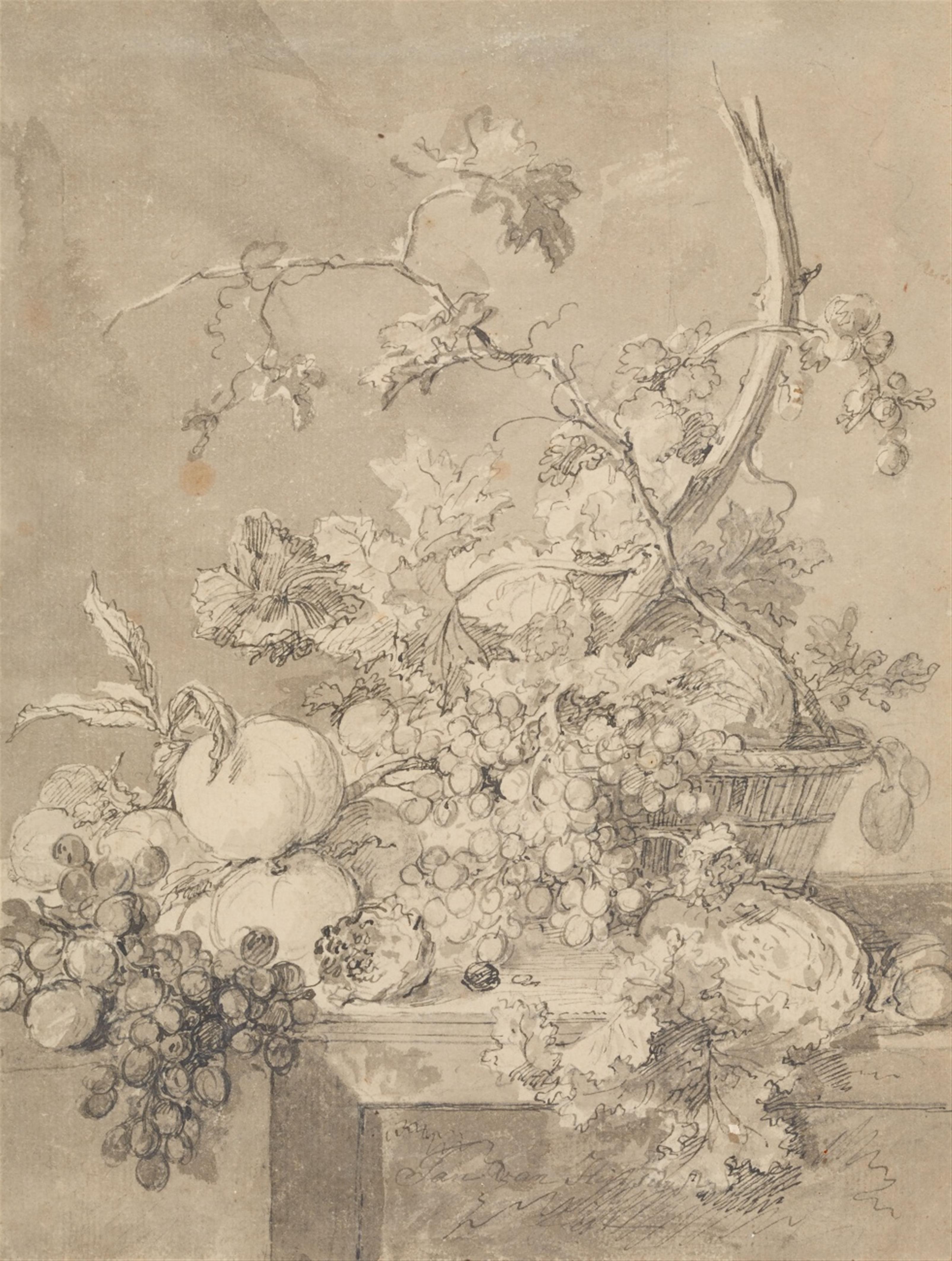 Jan van Huysum - Two Floral Still Lifes - image-1