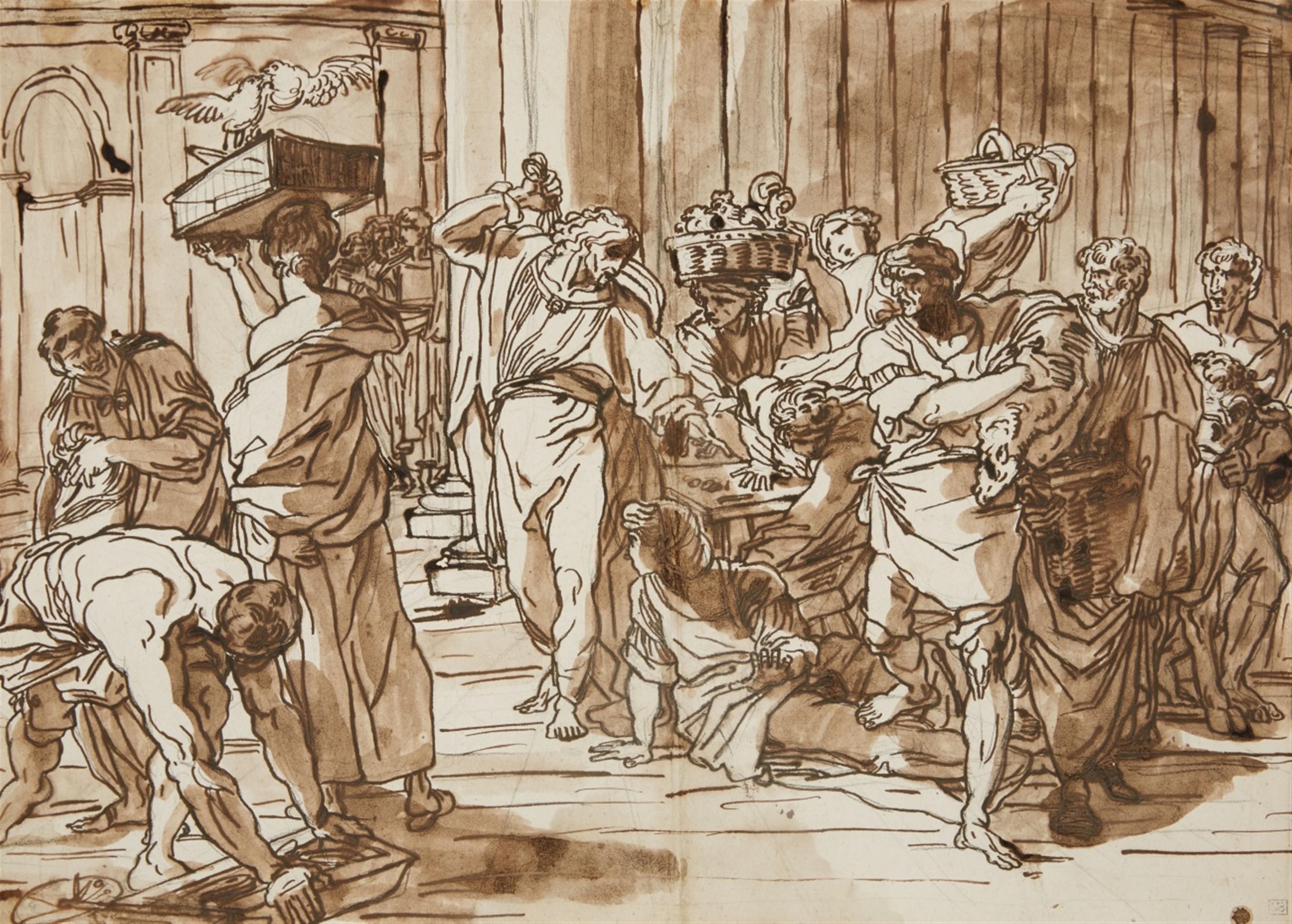 Felice Giani - Christ Driving the Money Changers from the Temple - image-1