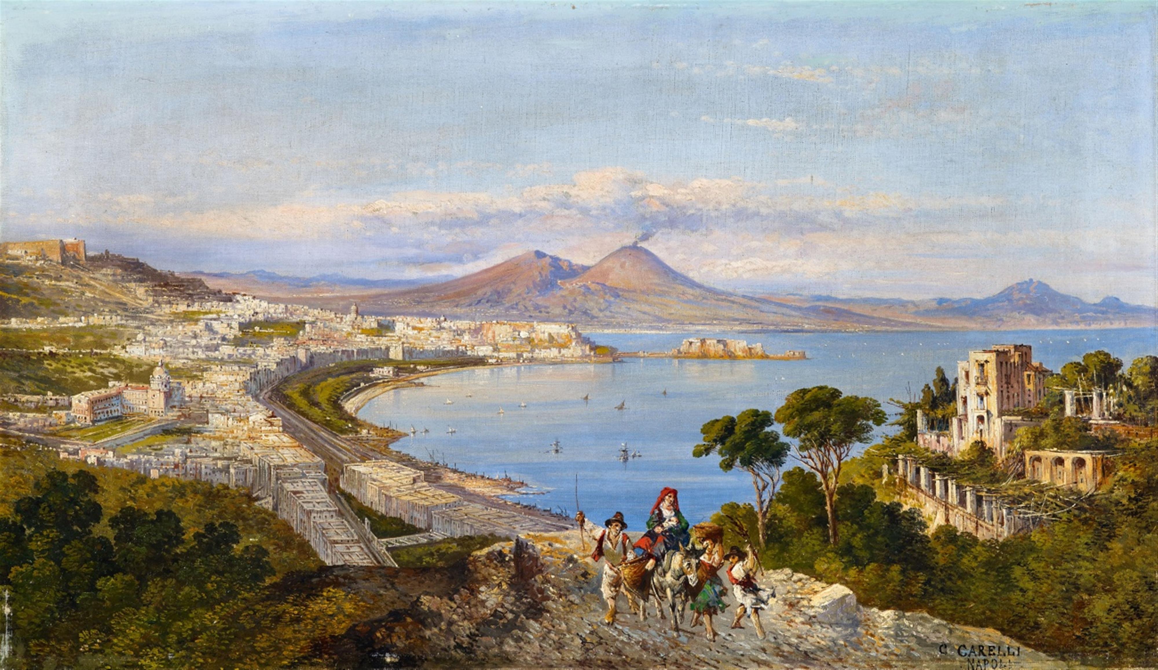 Consalvo Carelli - Ansicht von Neapel - image-1