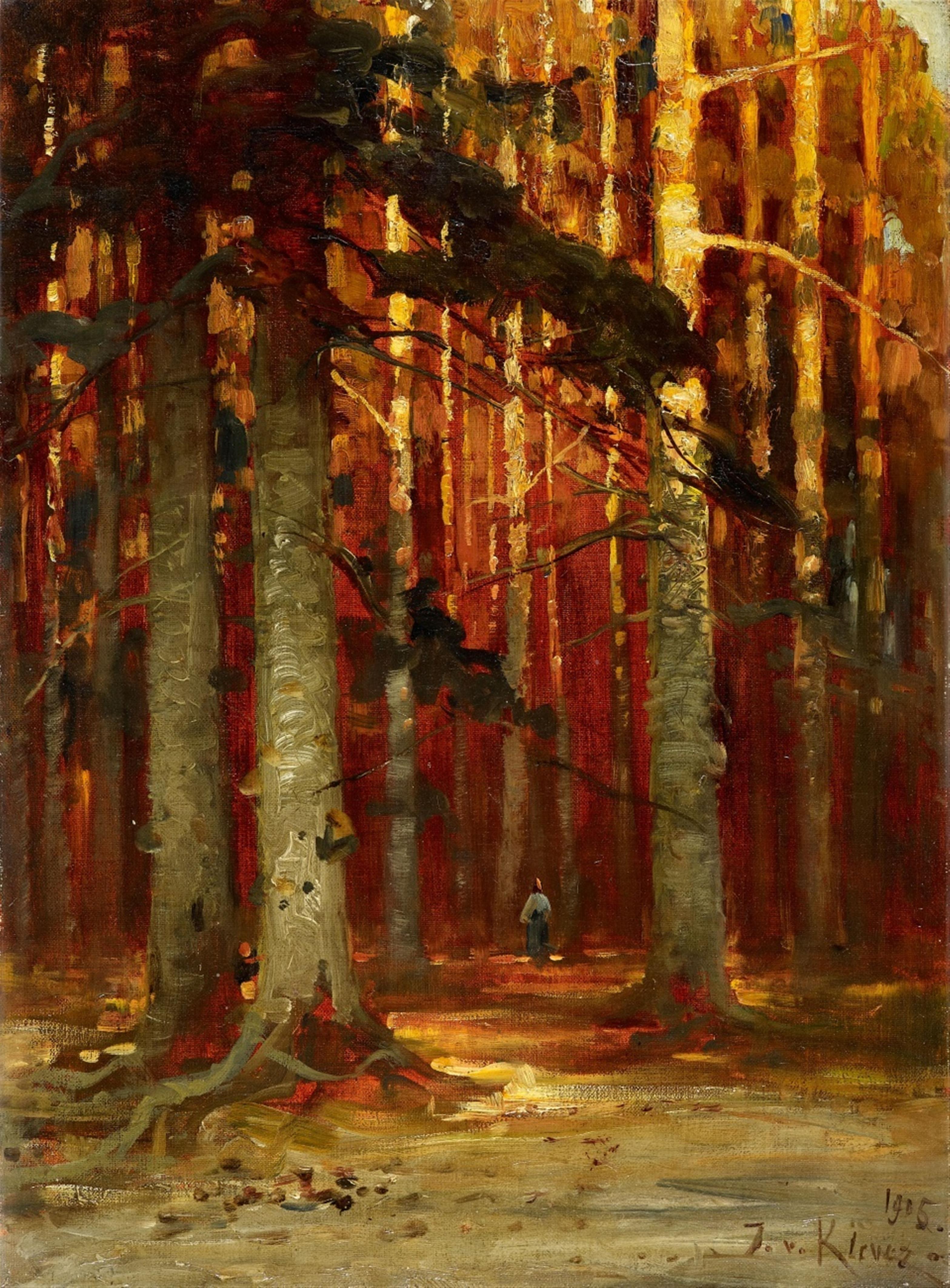 Julius von Klever - A Forest in Autumn - image-1