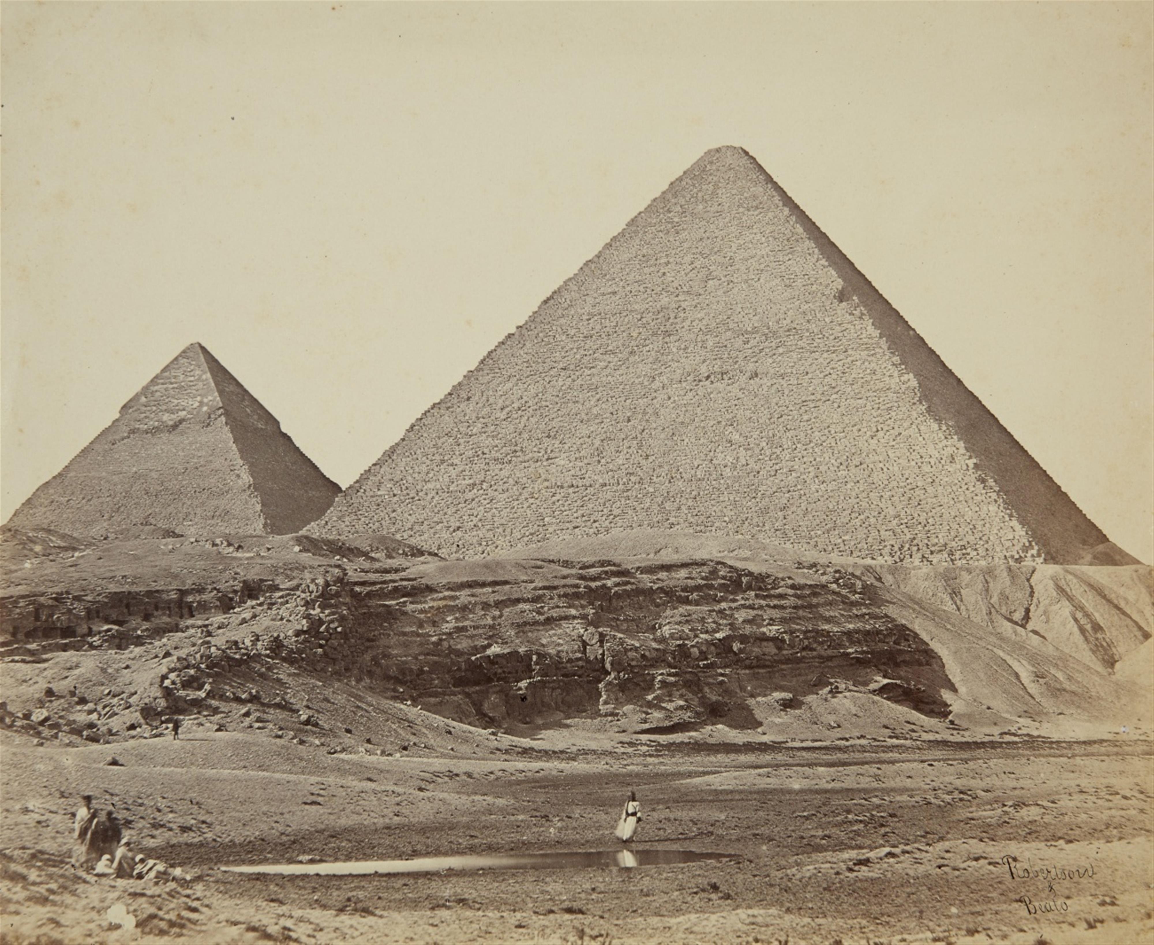 James Robertson
Felice Beato - Pyramids of Gizeh, Egypt - image-1