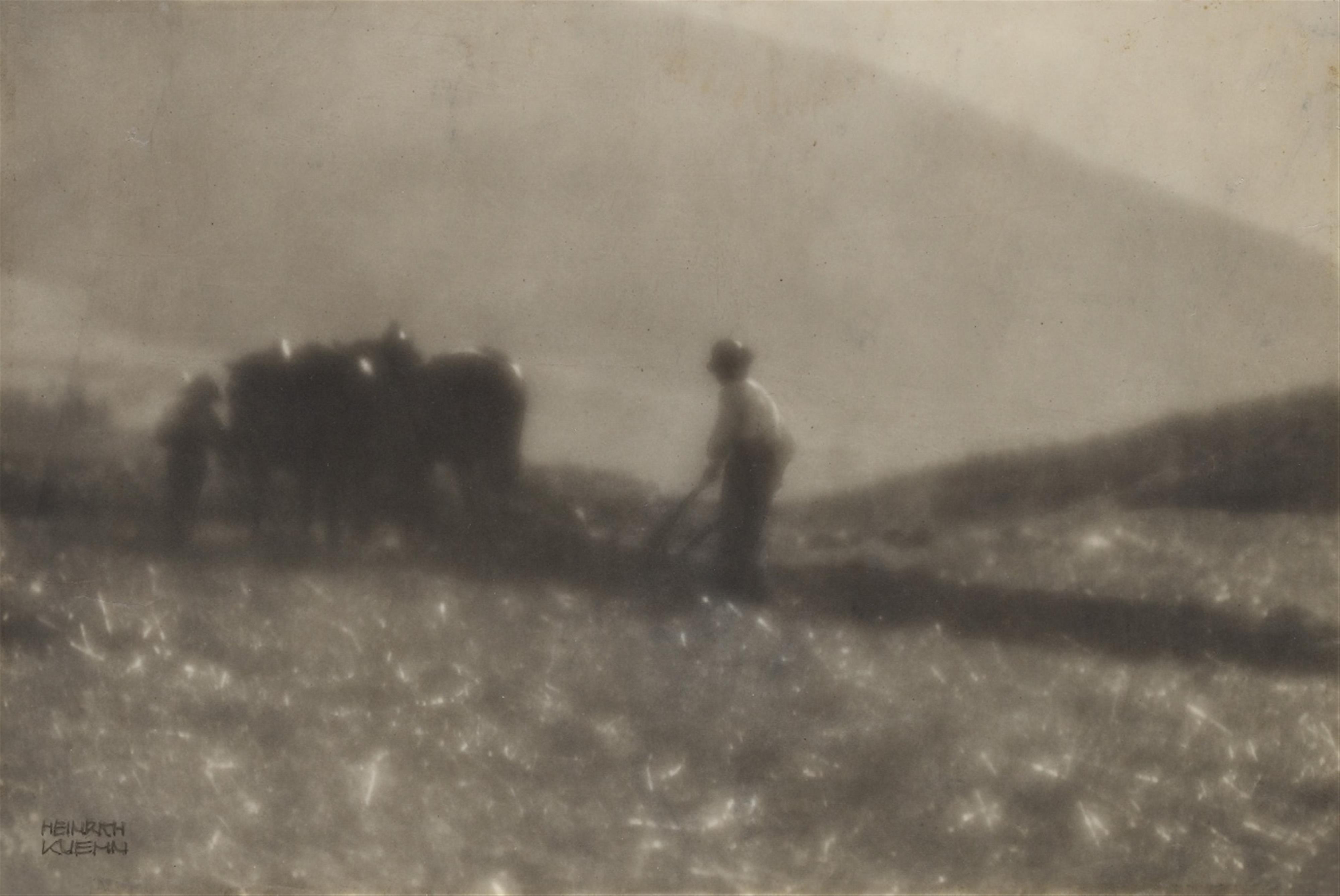 Heinrich Kühn - Pflügender Bauer (Farmer Ploughing) - image-1