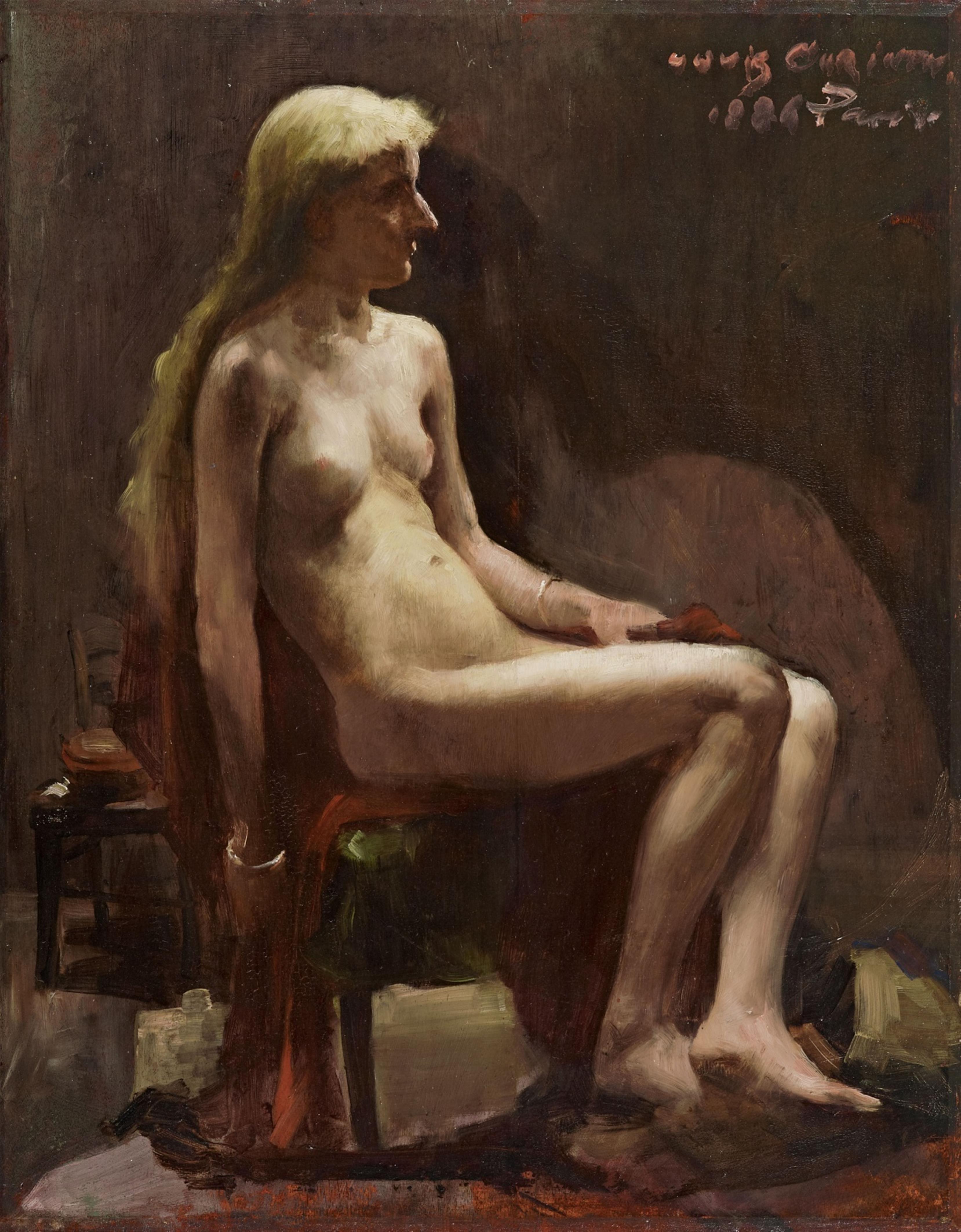 Lovis Corinth - Sitzender weiblicher Akt - image-1