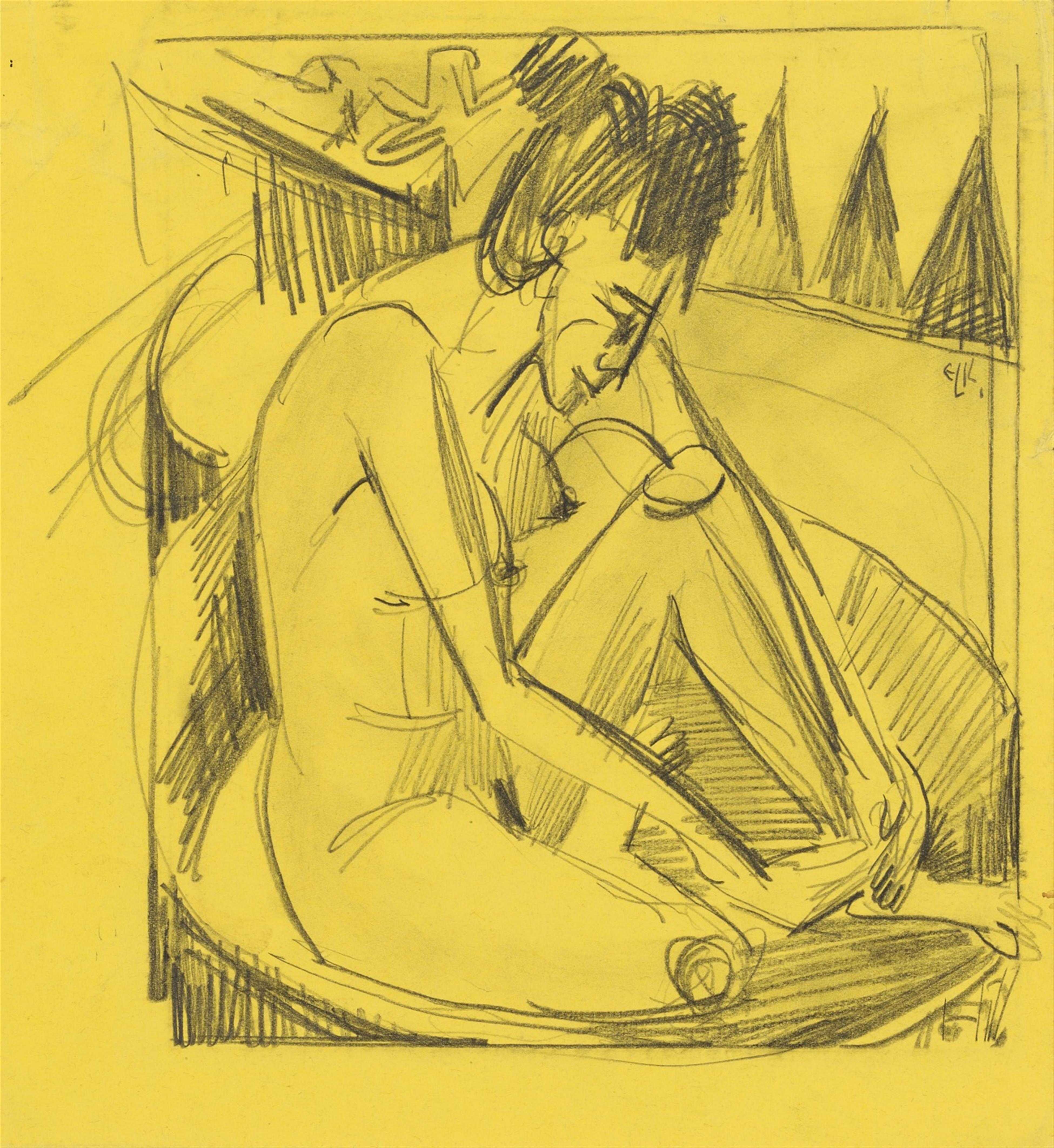 Ernst Ludwig Kirchner - Badende im Tub - image-1