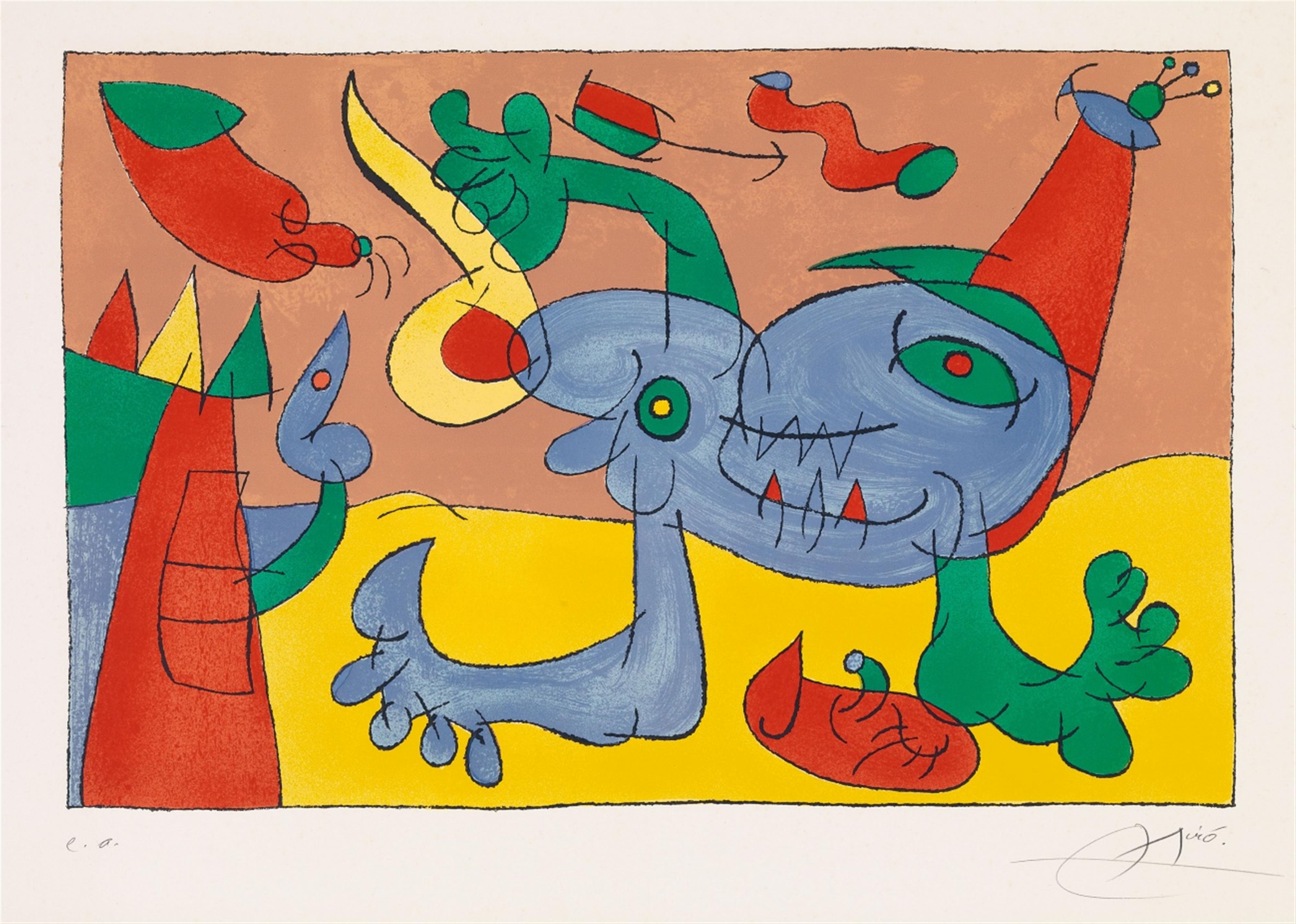 Joan Miró - Aus: Suites pour Ubu Roi - image-1