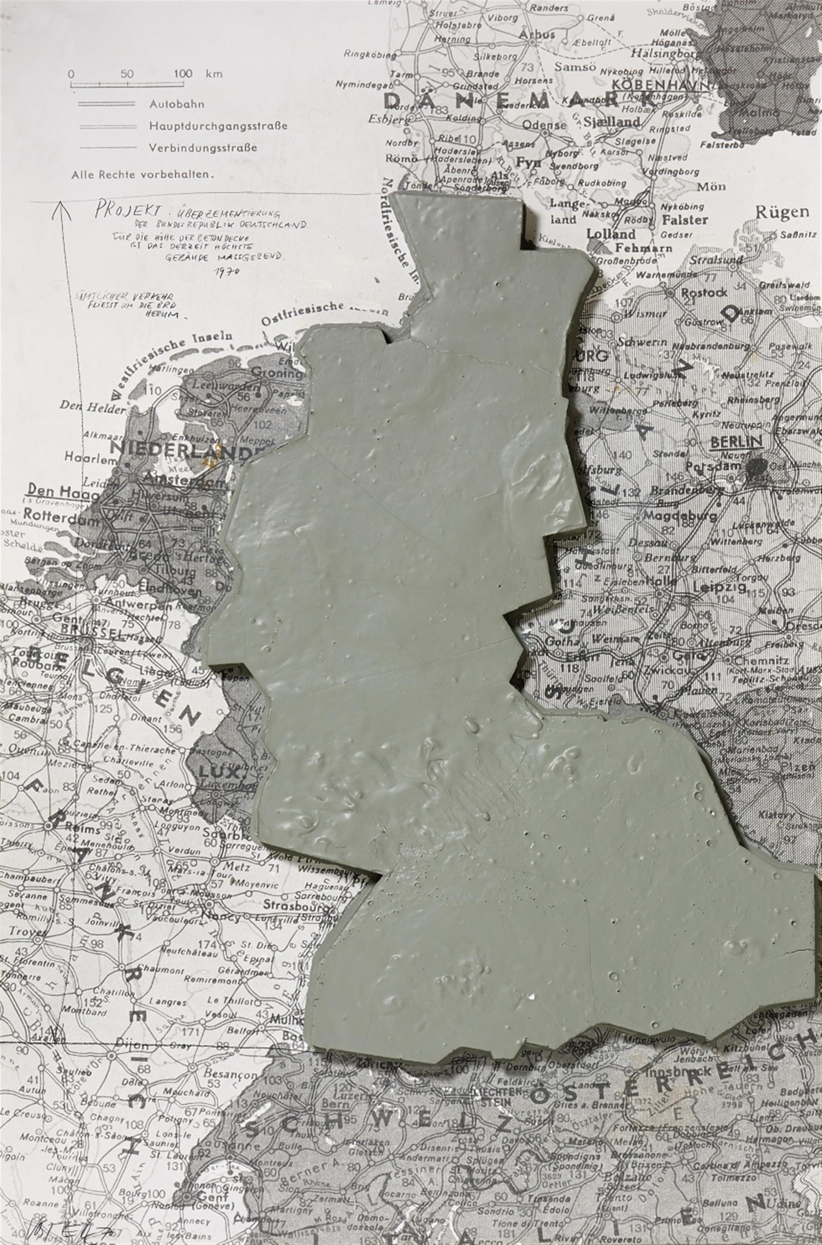 Wolf Vostell - Projekt: Überzementierung der Bundesrepublik Deutschland - image-1
