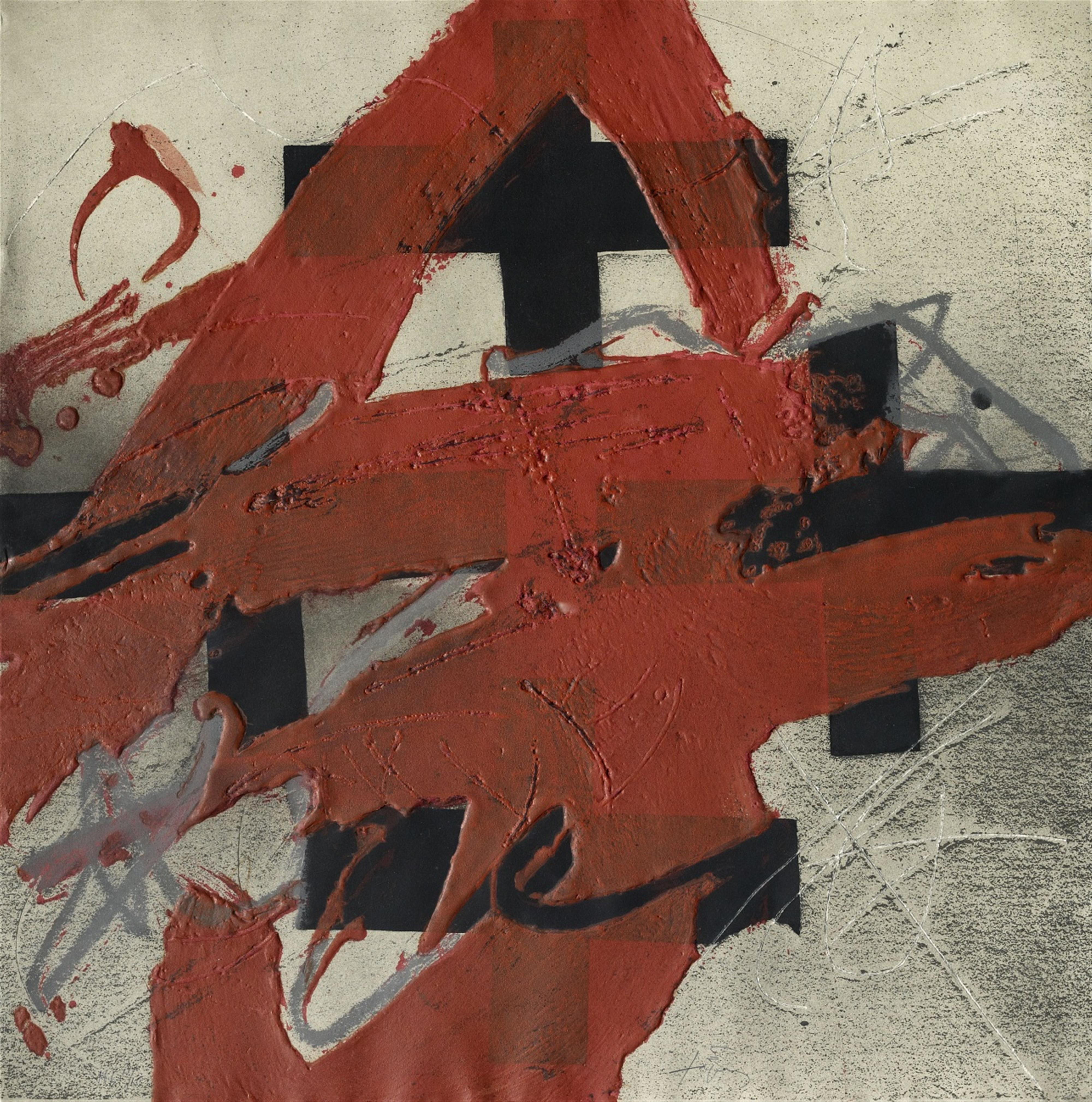 Antoni Tàpies - Cobert de roig - image-1