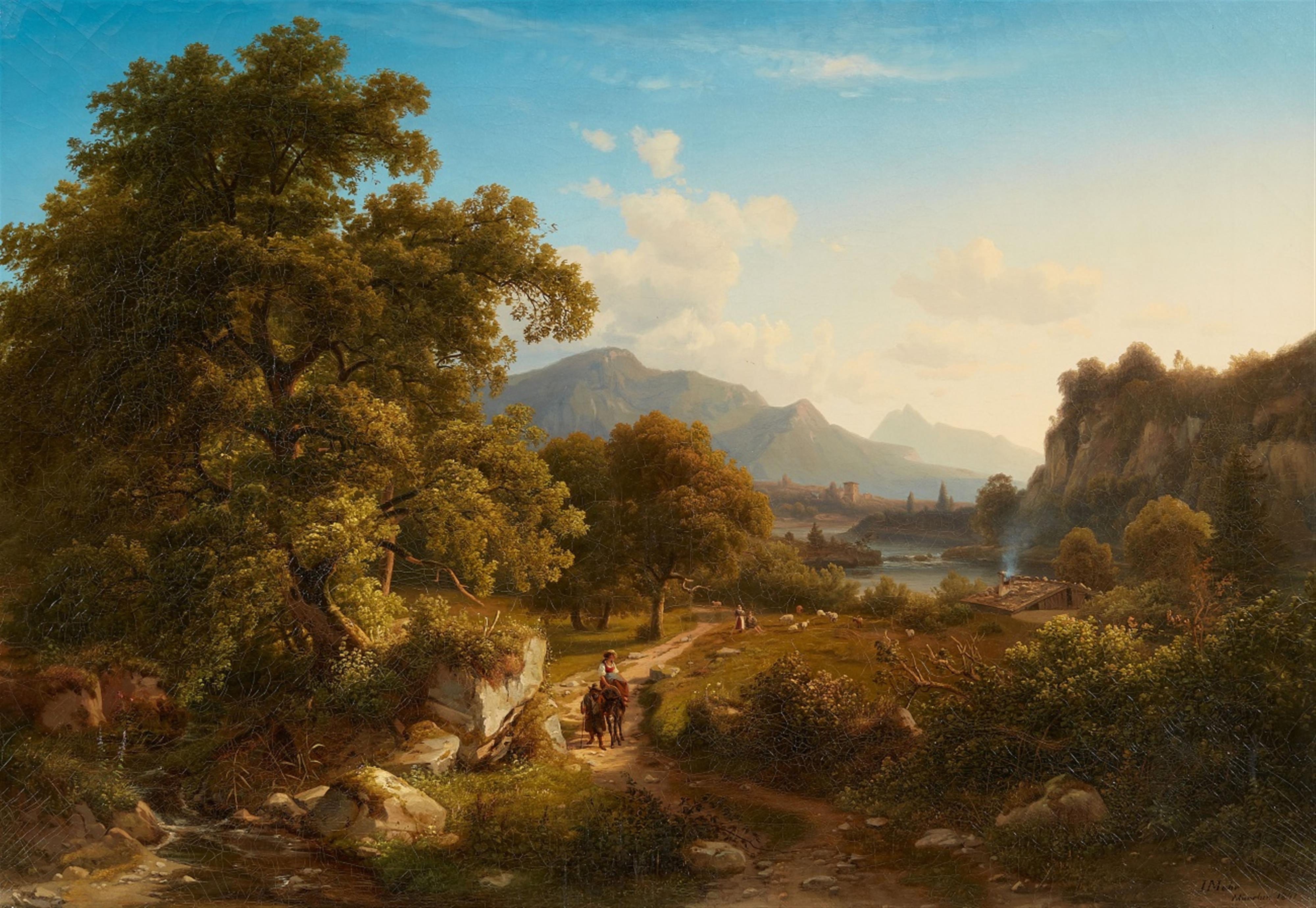 Johann Georg Paul Mohr - Landscape near Ischl - image-1