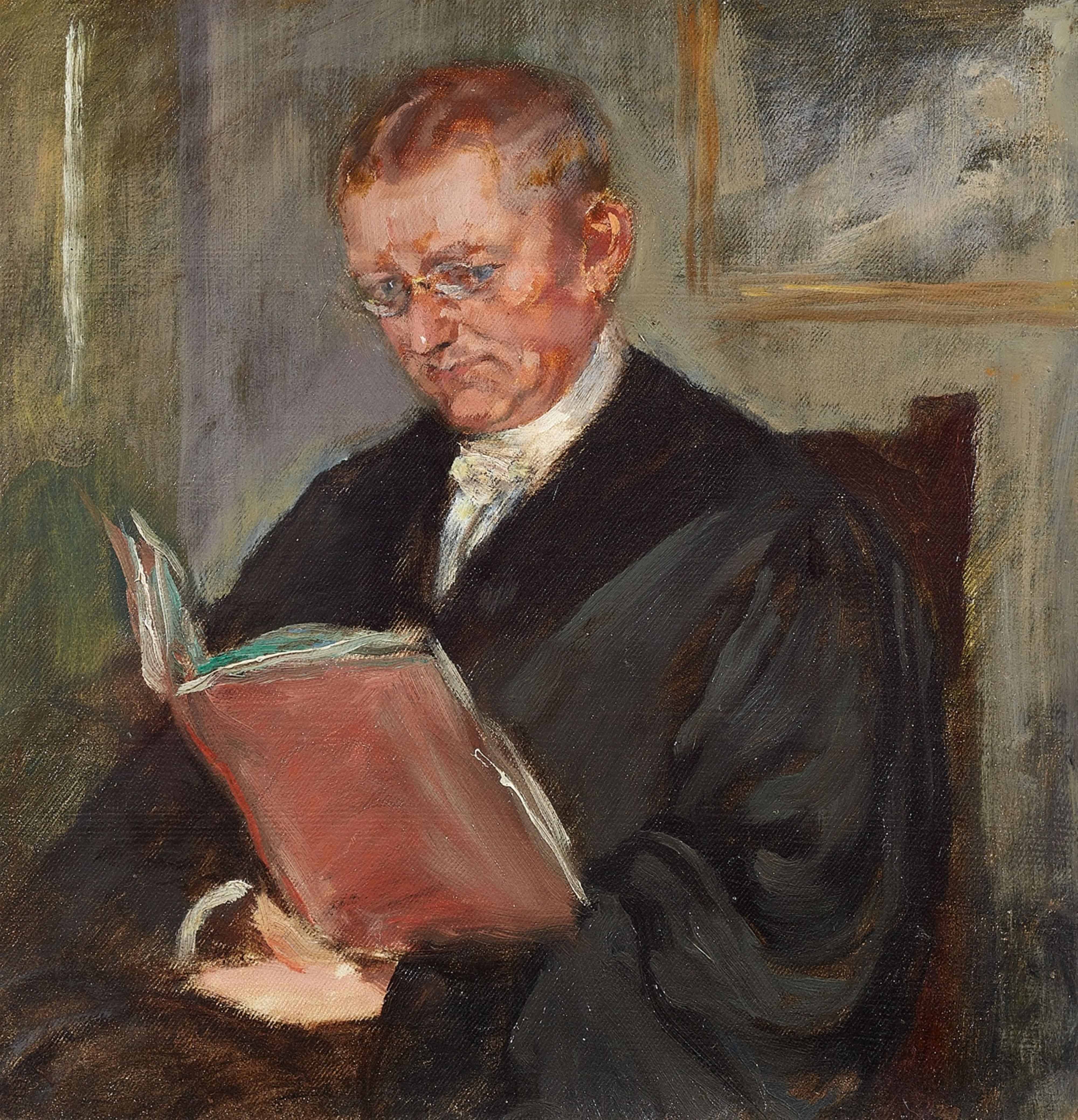 Ferdinand Brütt - A Lawyer Reading - image-1