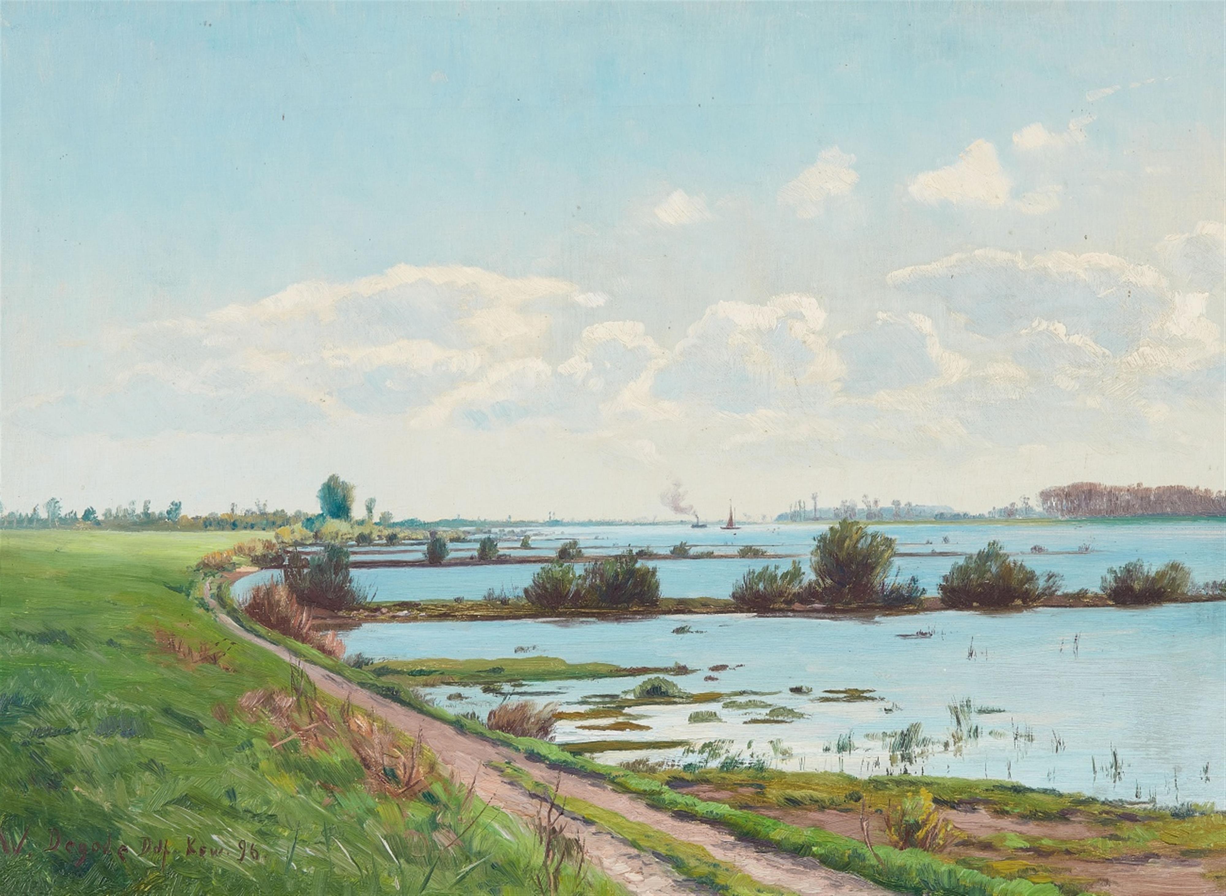 Wilhelm Degode - Landscape in the Lower Rhine Region - image-1