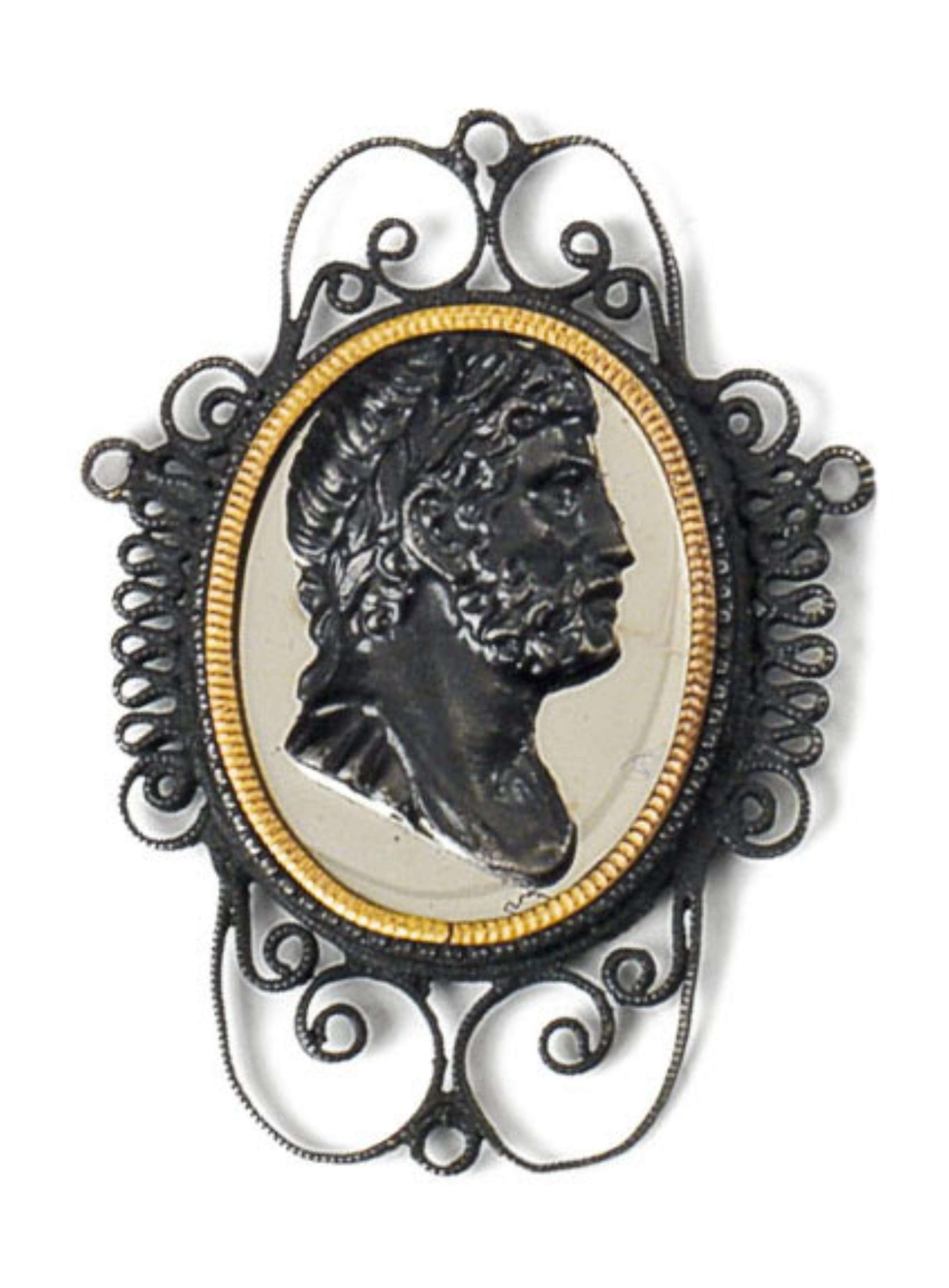 A Prussian cast iron cameo collier - image-2
