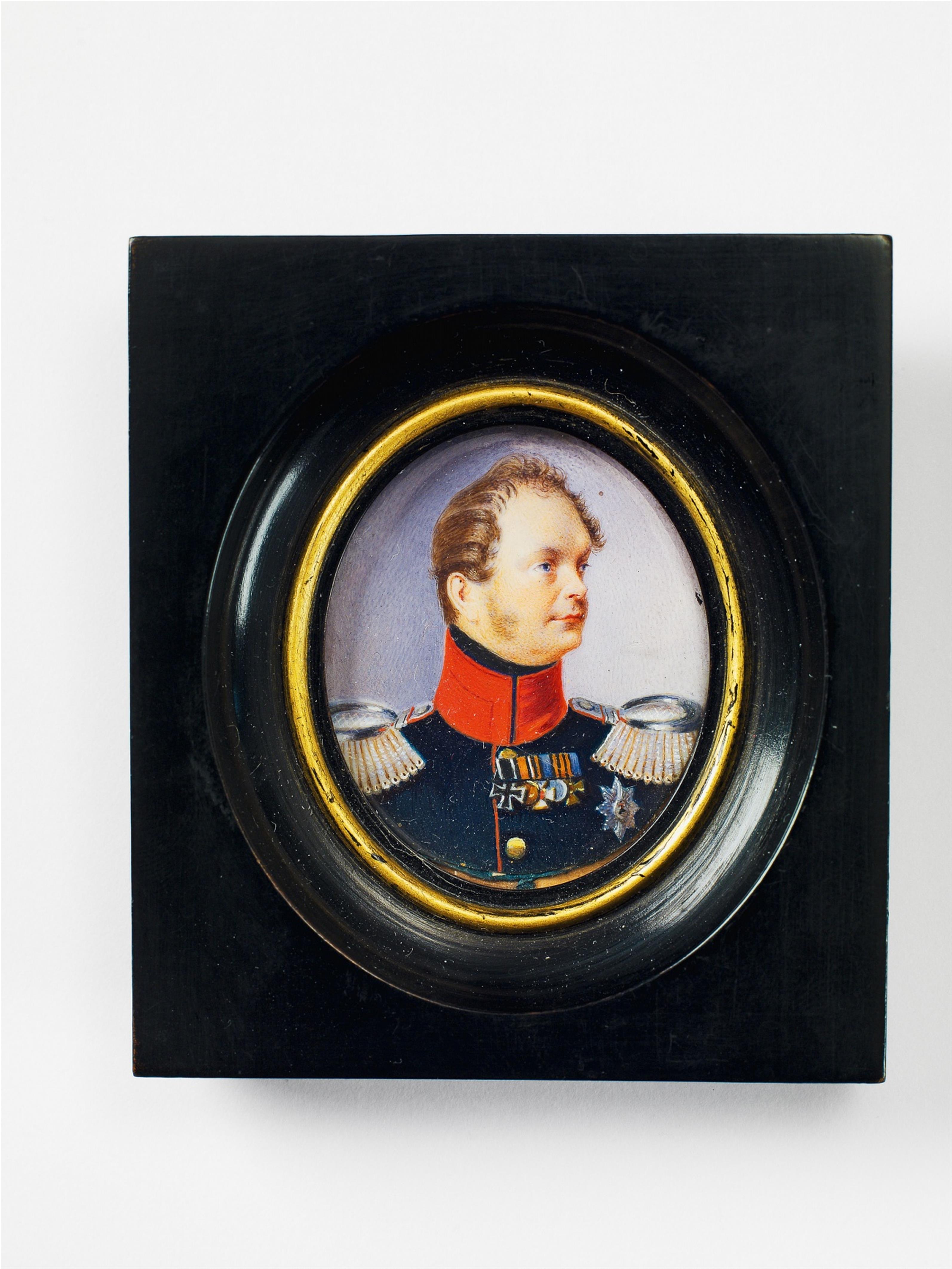 A German portrait miniature of Frederick William IV of Prussia. - image-1