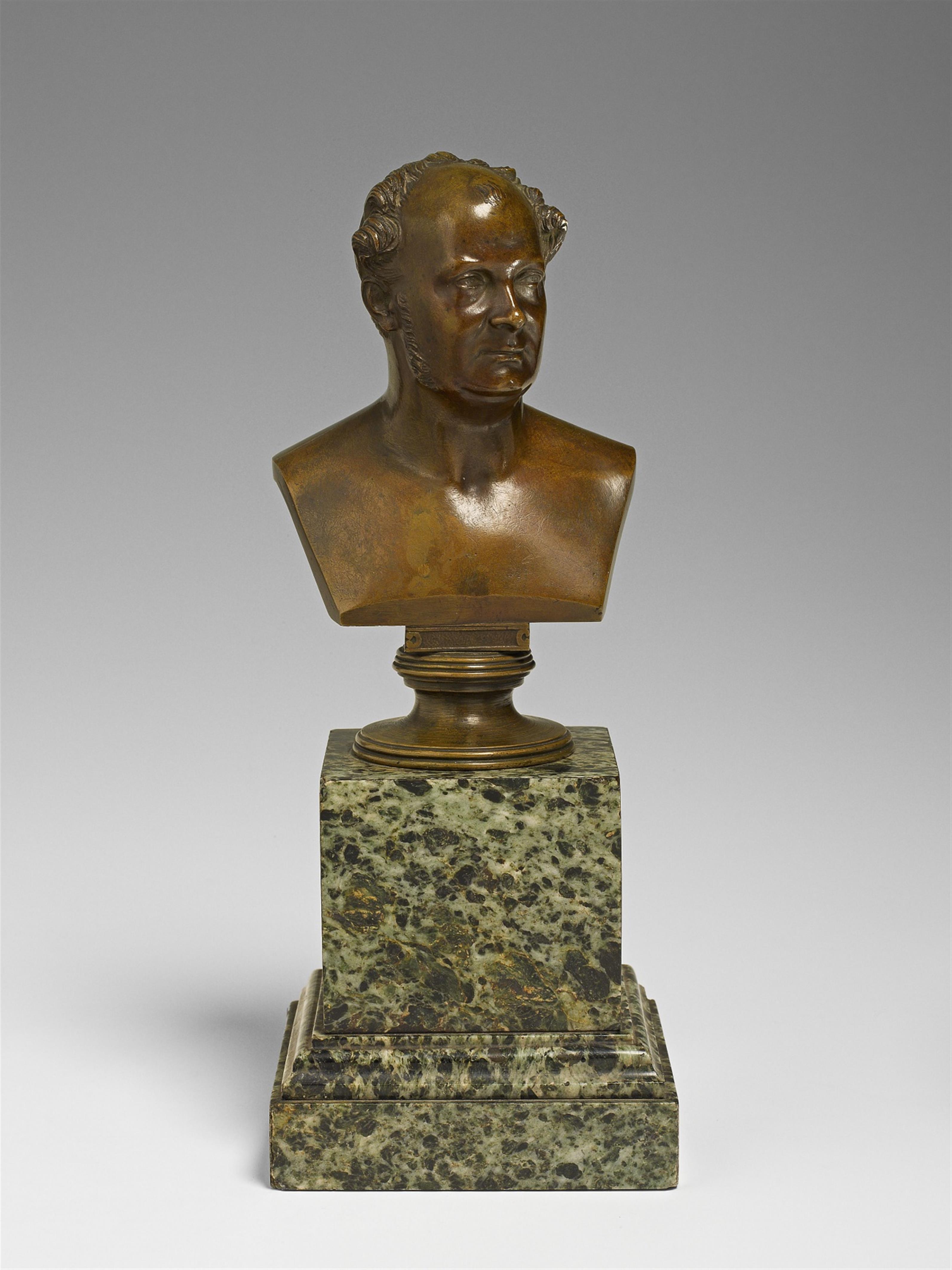 A cast iron portrait bust of Frederick William IV - image-1