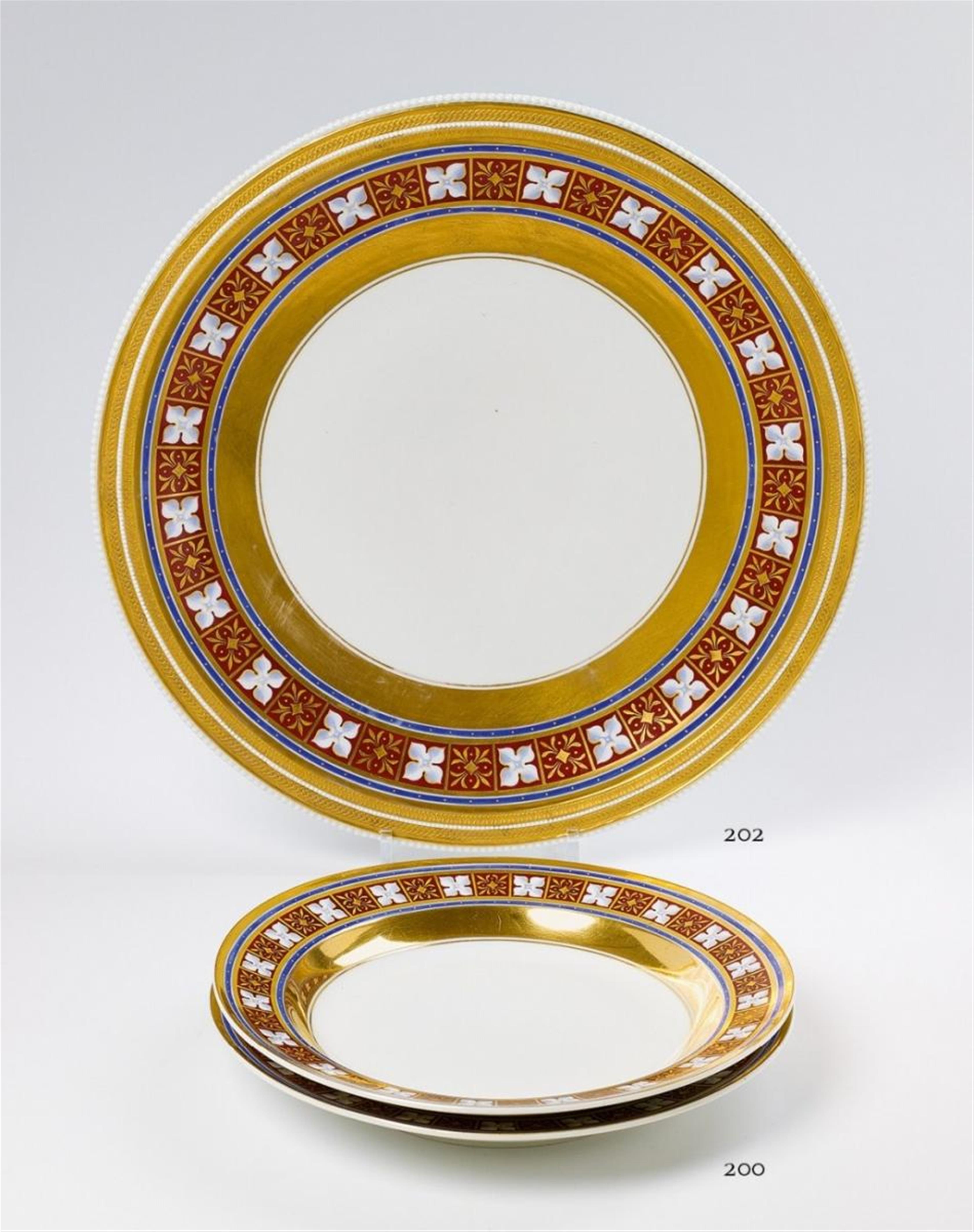 A large, round Berlin KPM porcelain platter - image-1