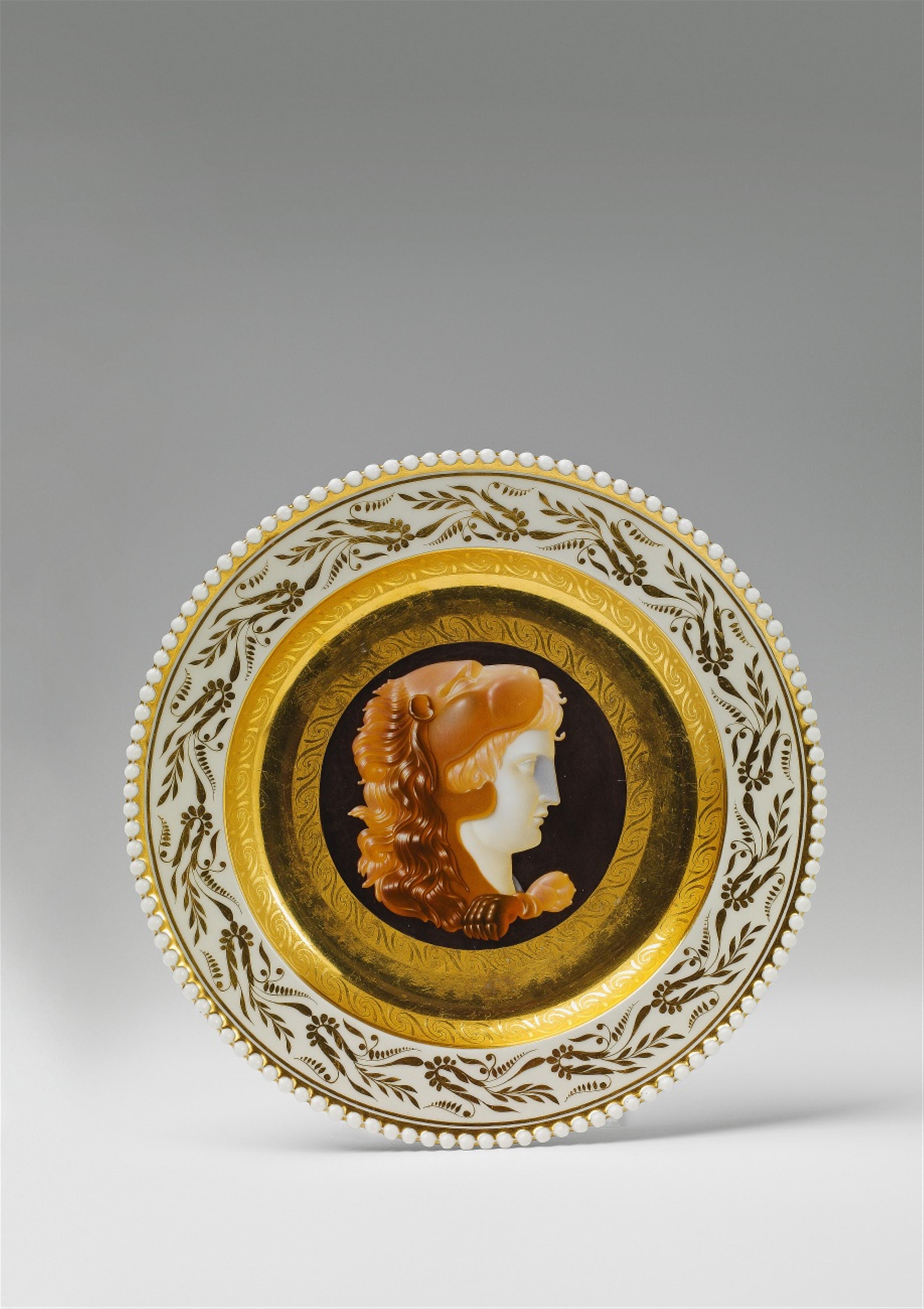 A plate with cameo painting made for Princess Louise - image-1