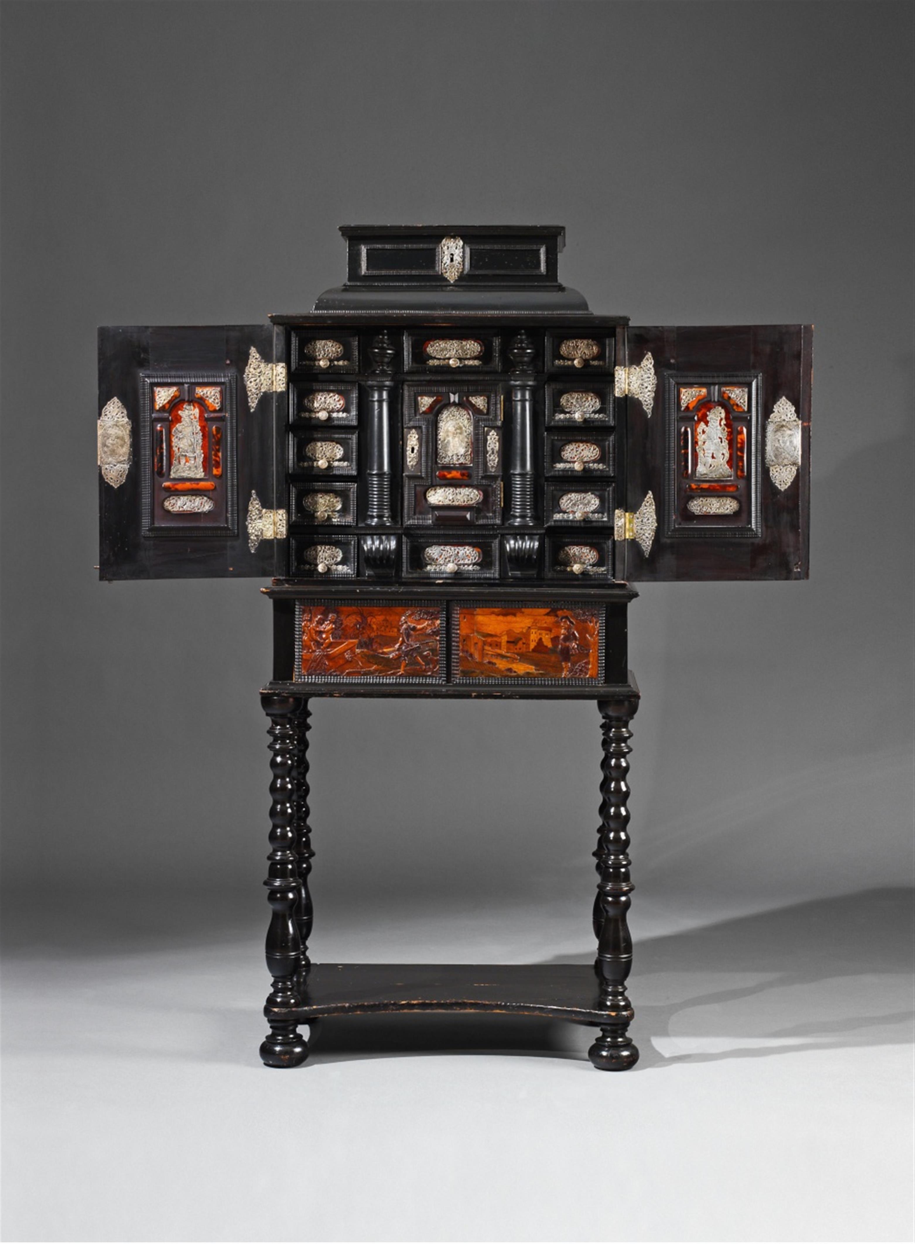 An inlaid Bohemian Eger cabinet - image-3