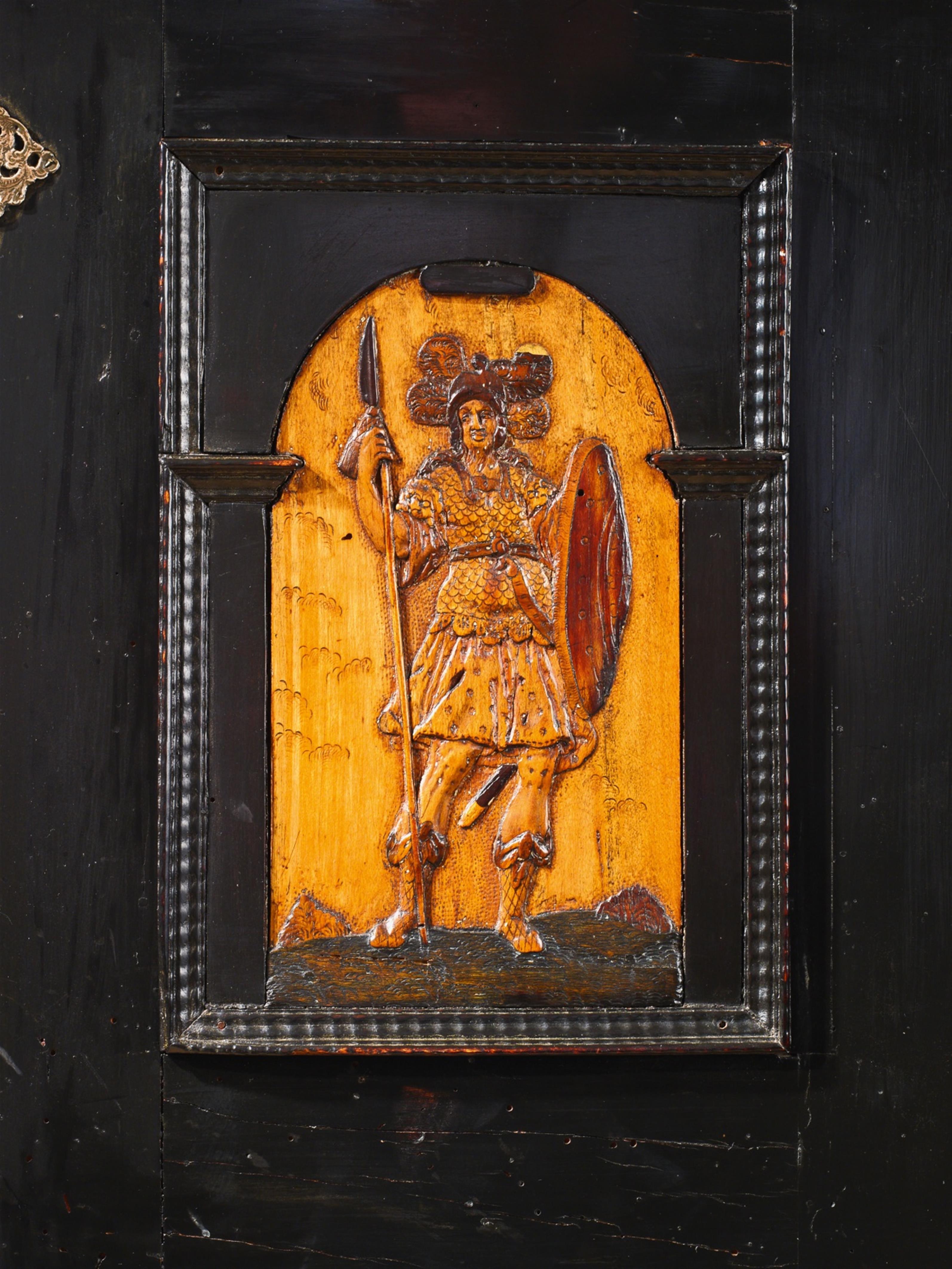 An inlaid Bohemian Eger cabinet - image-5