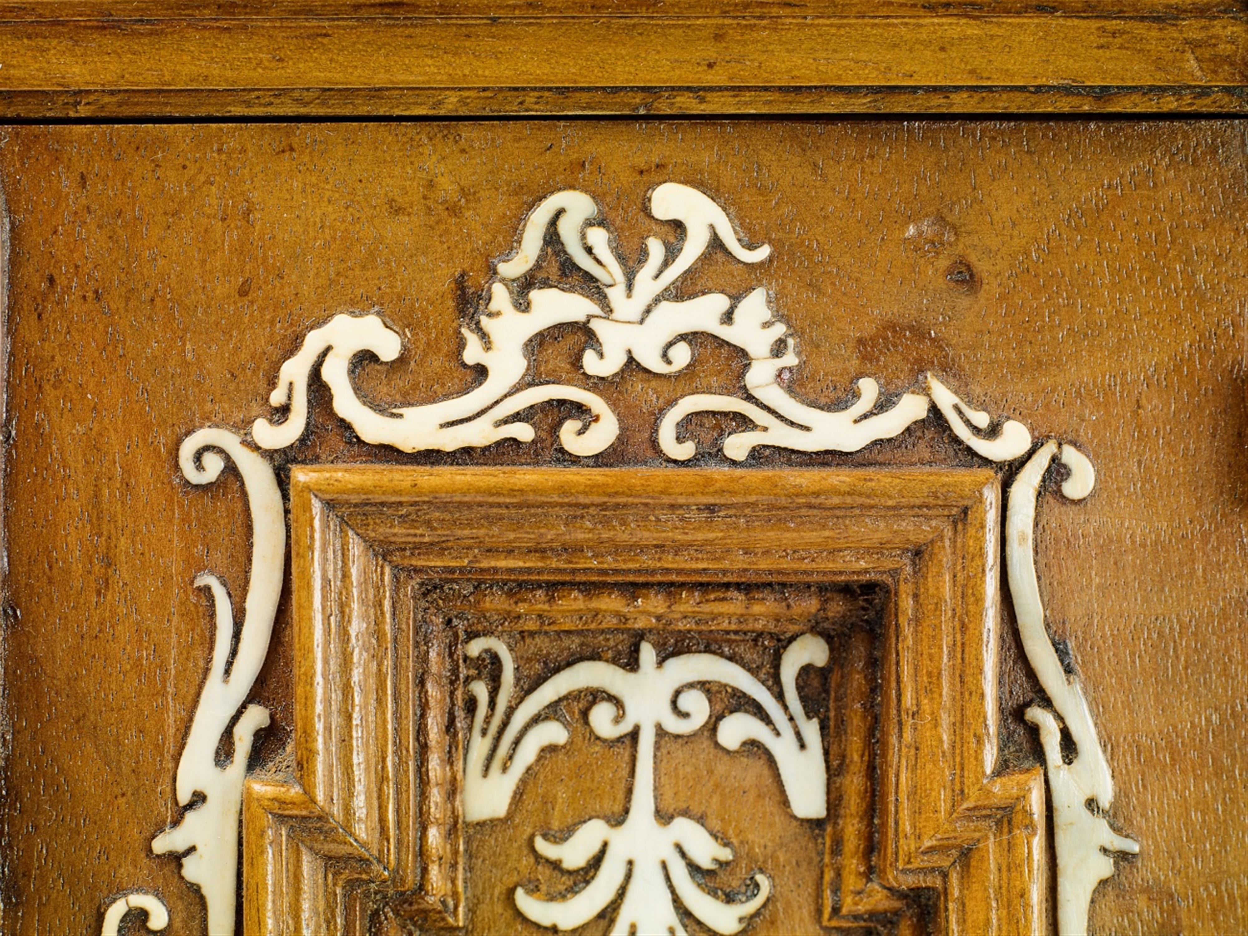 A small baroque bone-inlaid walnut cabinet - image-3