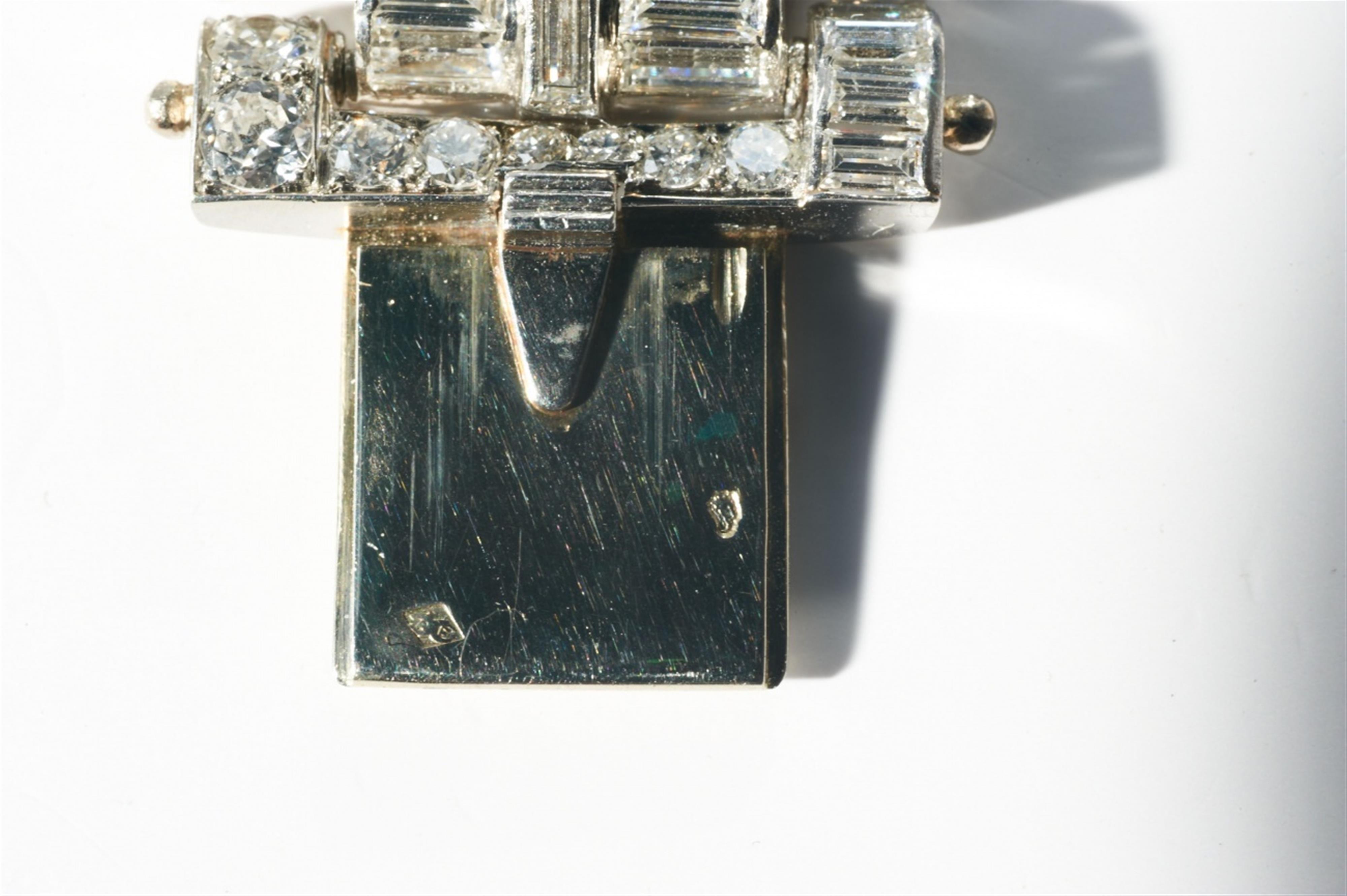 Art Déco-Armband mit Diamanten - image-4